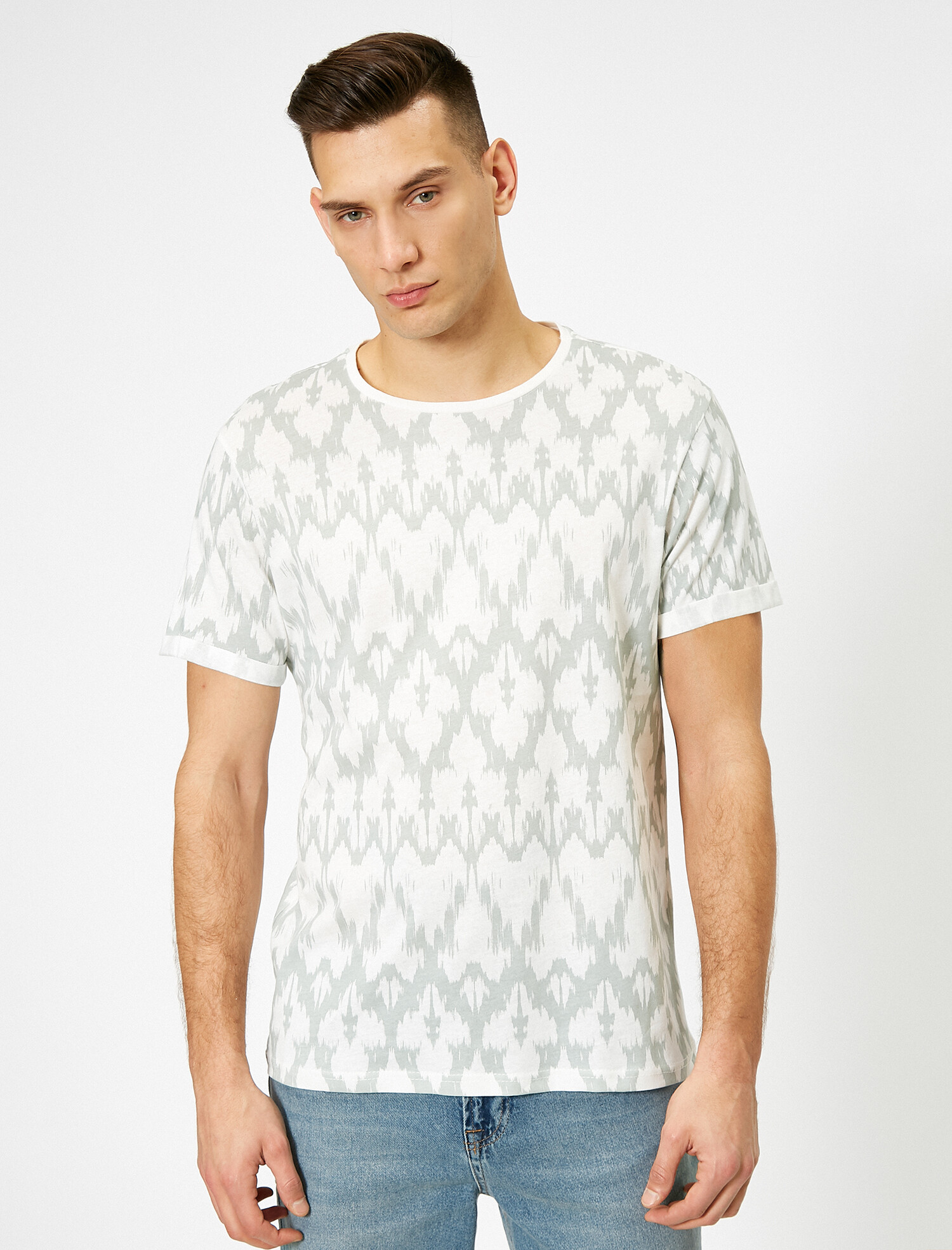 

Футболка Koton 0YAM14076OK-05U XL White Design
