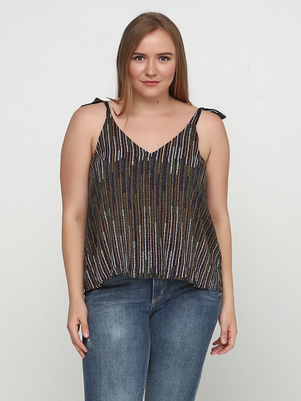 

Топ H&M 0399408-10 38 Сине-зеленый