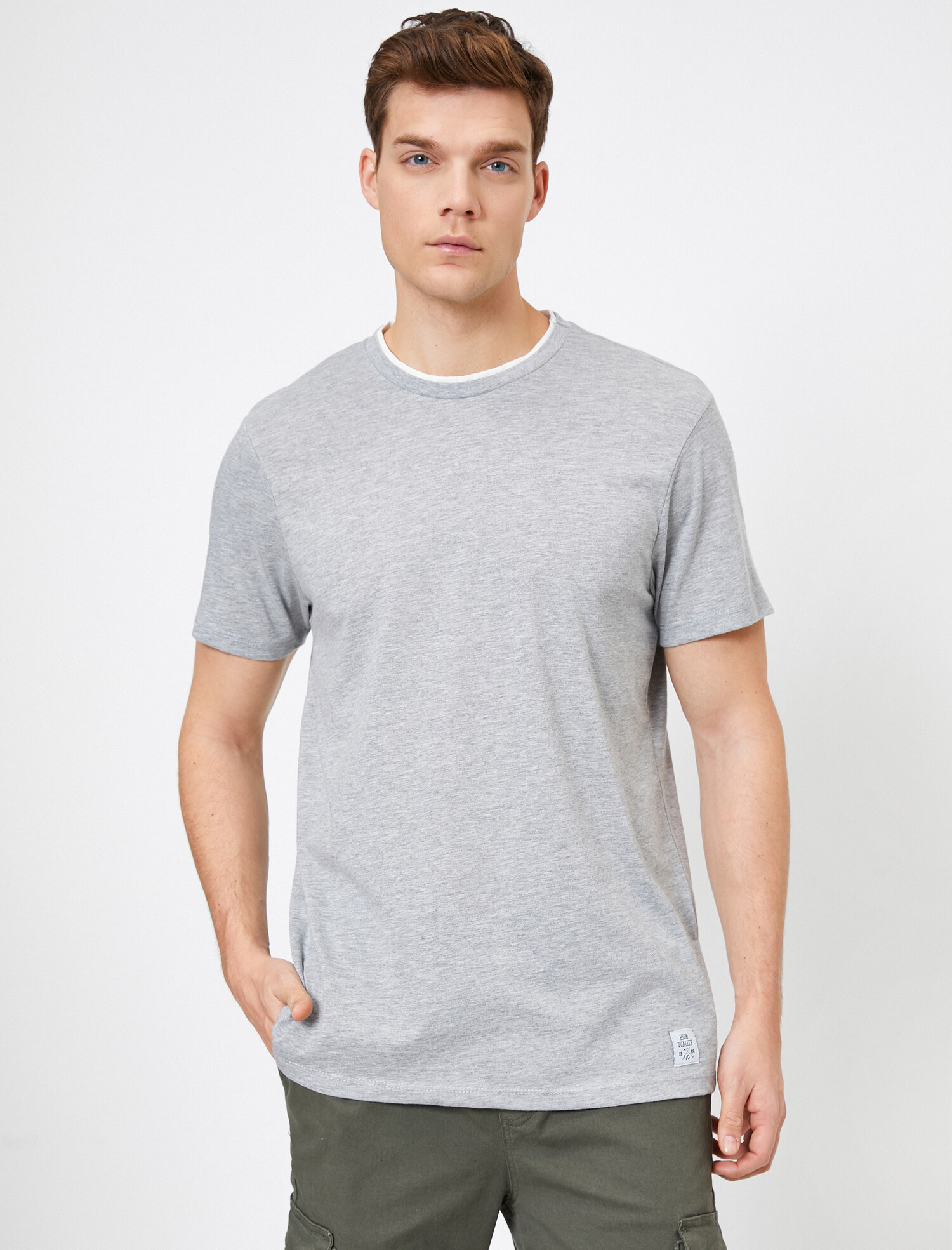 

Футболка Koton 0YAM12555HK-027 M Grey