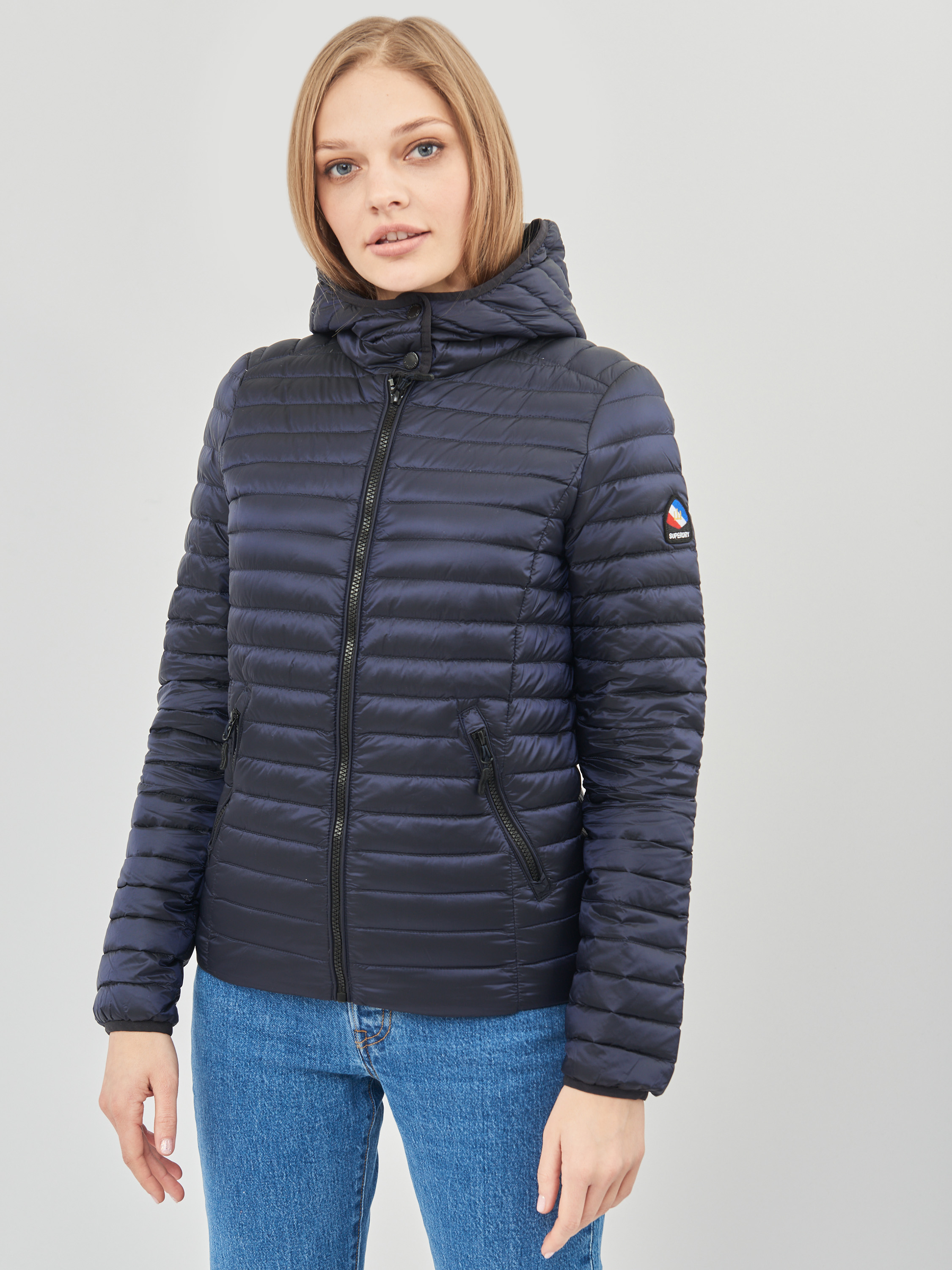 

Пуховик Superdry W5010128A-49P XS Darkest Navy