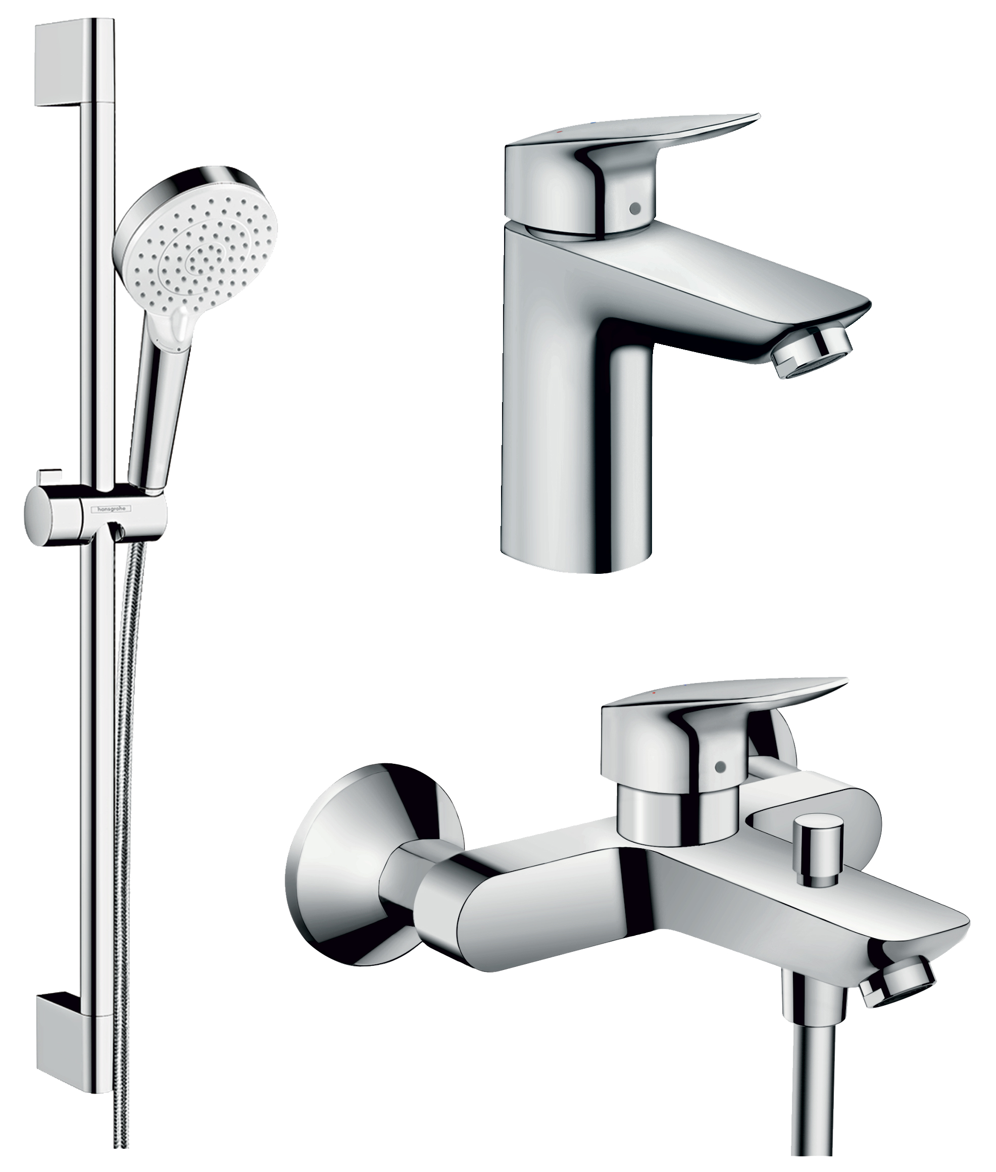 

Набор смесителей HANSGROHE Logis 20200013 (71104000+7140000+26534400)