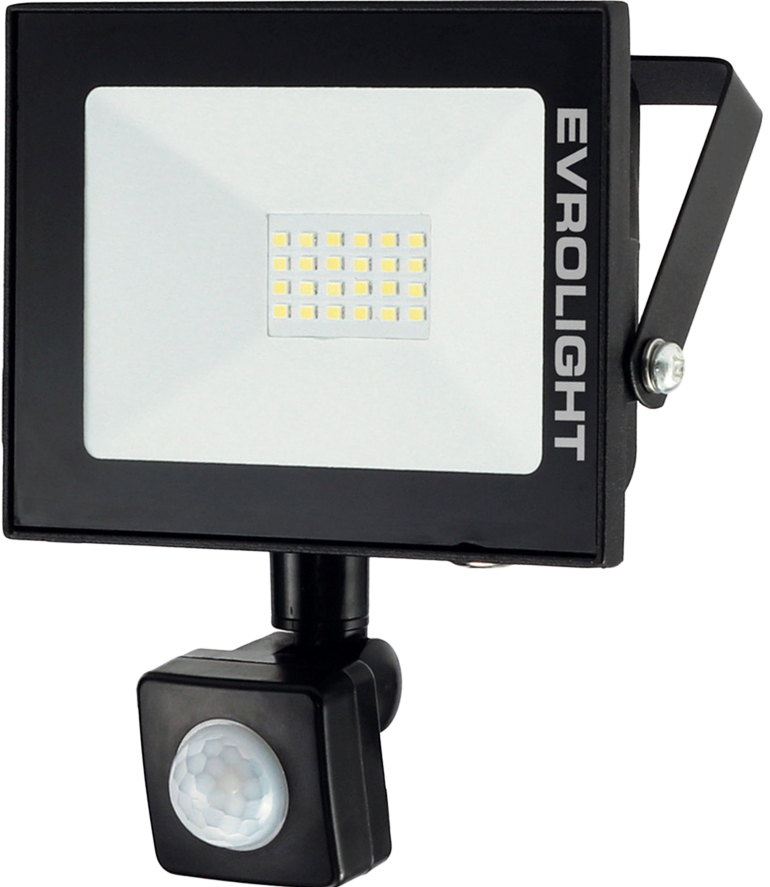 

Прожектор EVROLIGHT 20Вт EV-20 6400К с датчиком движения (56749)