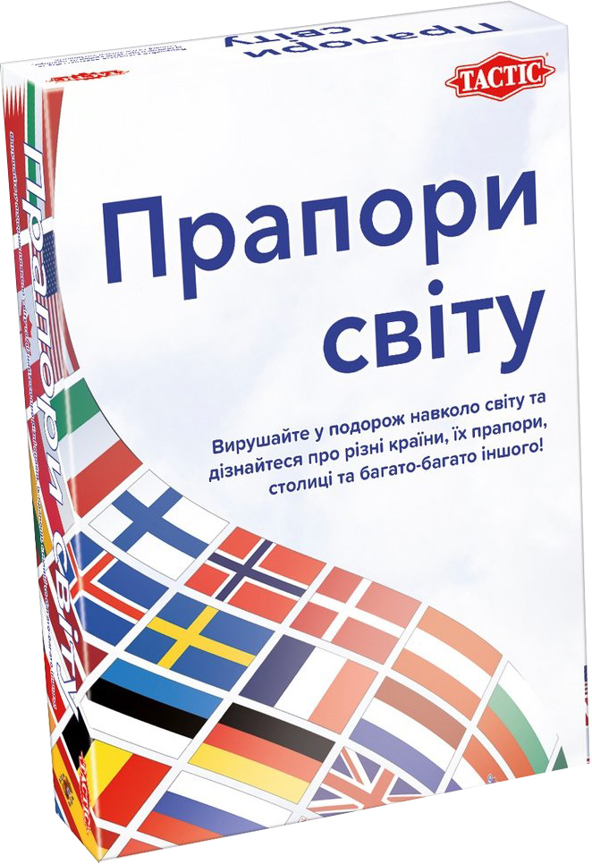 

Настольная игра Tactic Флаги мира (58139) (6416739581392)