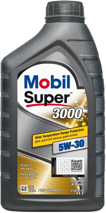 Акция на Моторное масло Mobil Super 3000 ХЕ1 5W30 1 л (154750) от Rozetka UA
