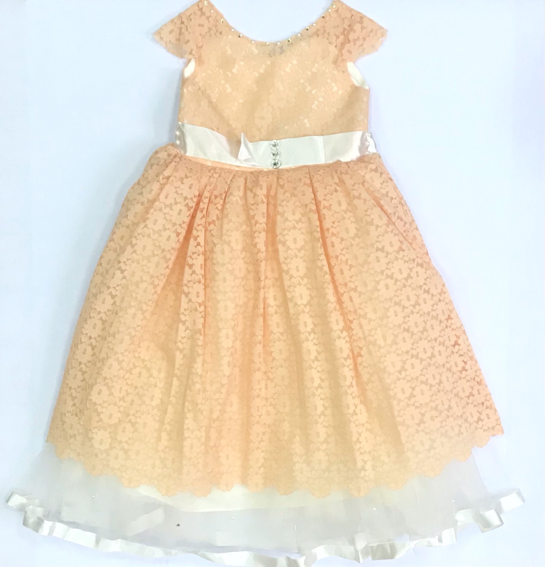 

Платье AV Style 3814 134 см Персиковое