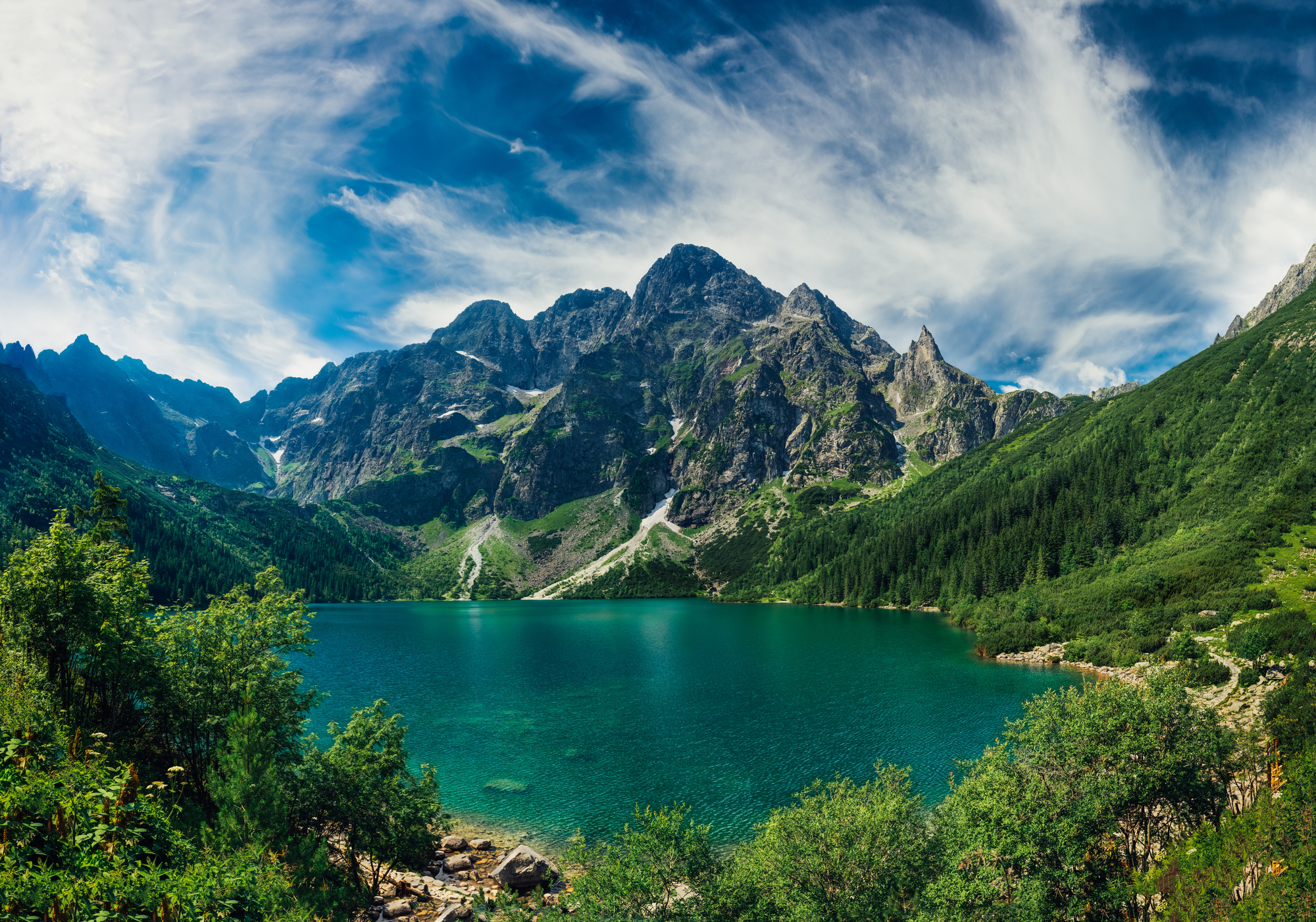 

Фотообои Природа 'Озеро в горах' (5010) , Живопись
