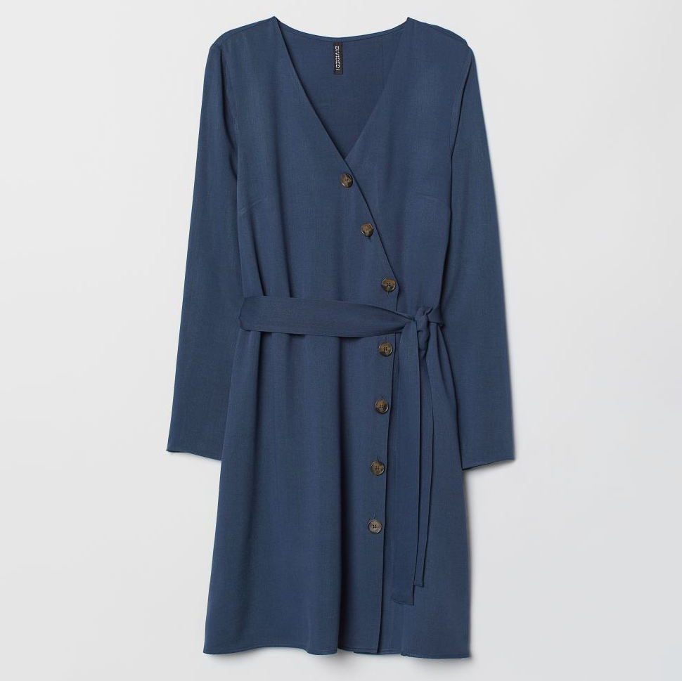 

Платье H&M 0750960-8 40 Синее