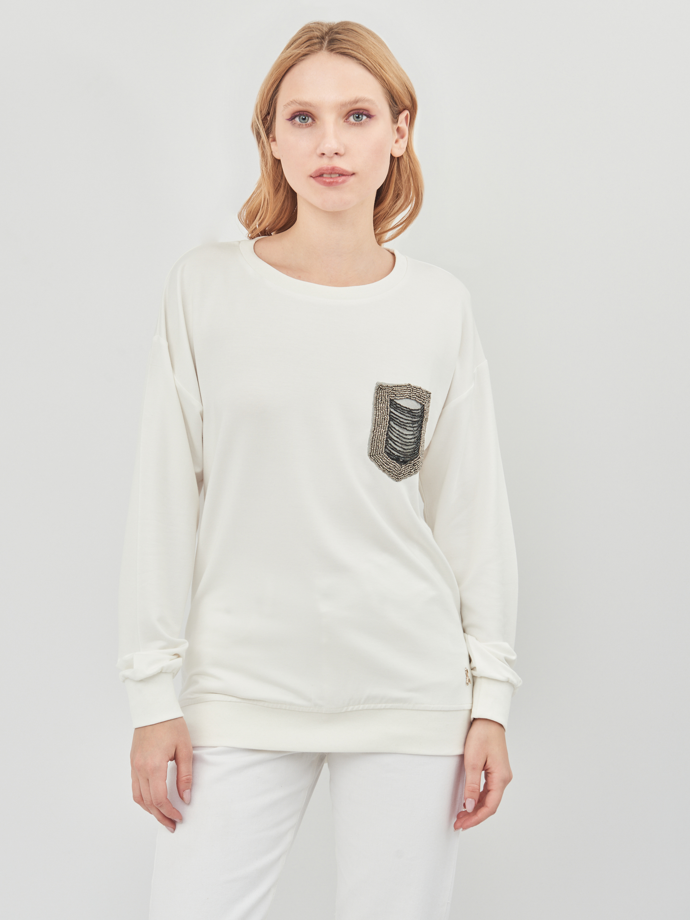 

Свитшот Patrizia Pepe 101 (M)3.2 1 (M) Белый