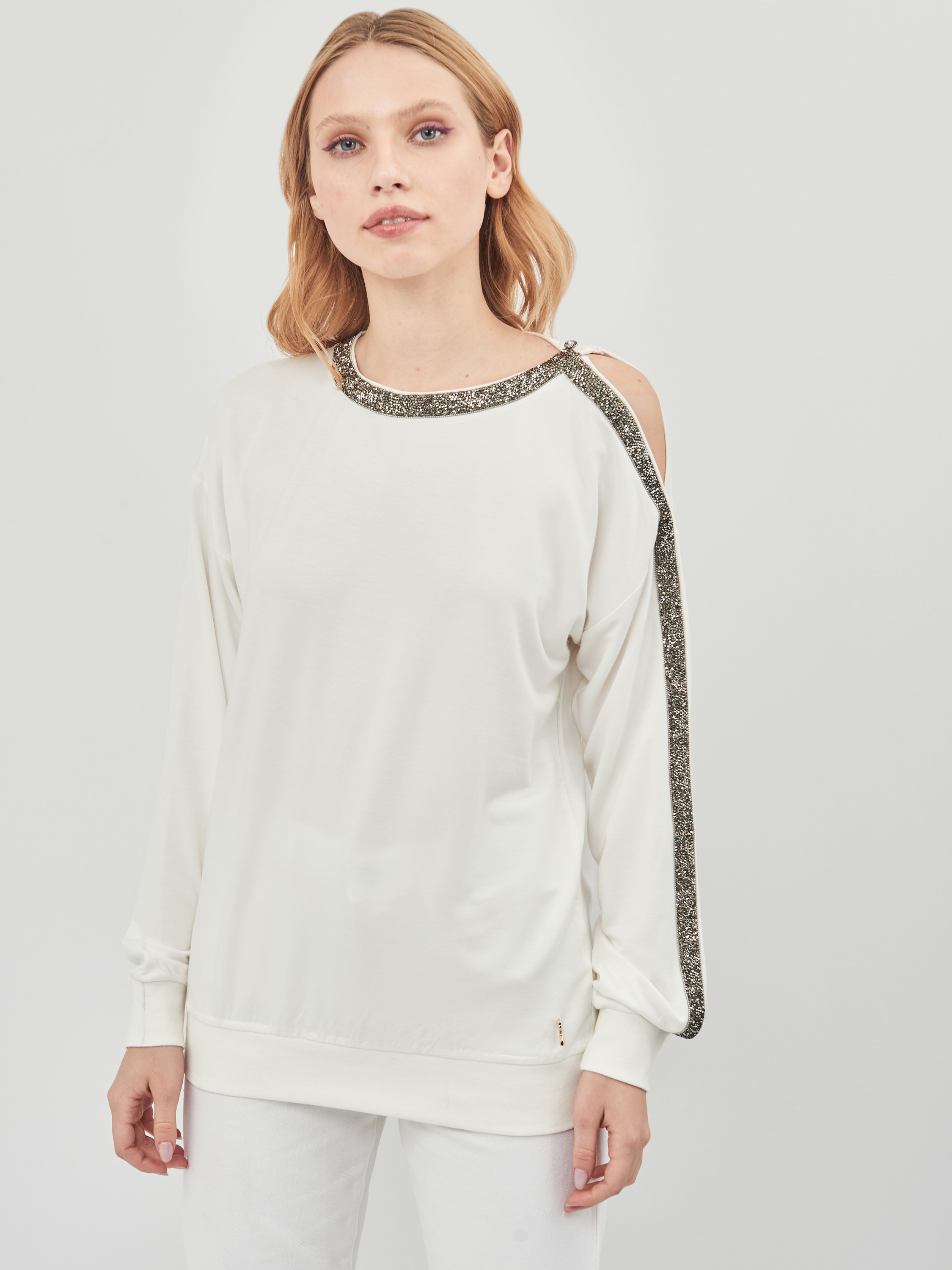 

Свитшот Patrizia Pepe 10444.2 3 (XL) Белый