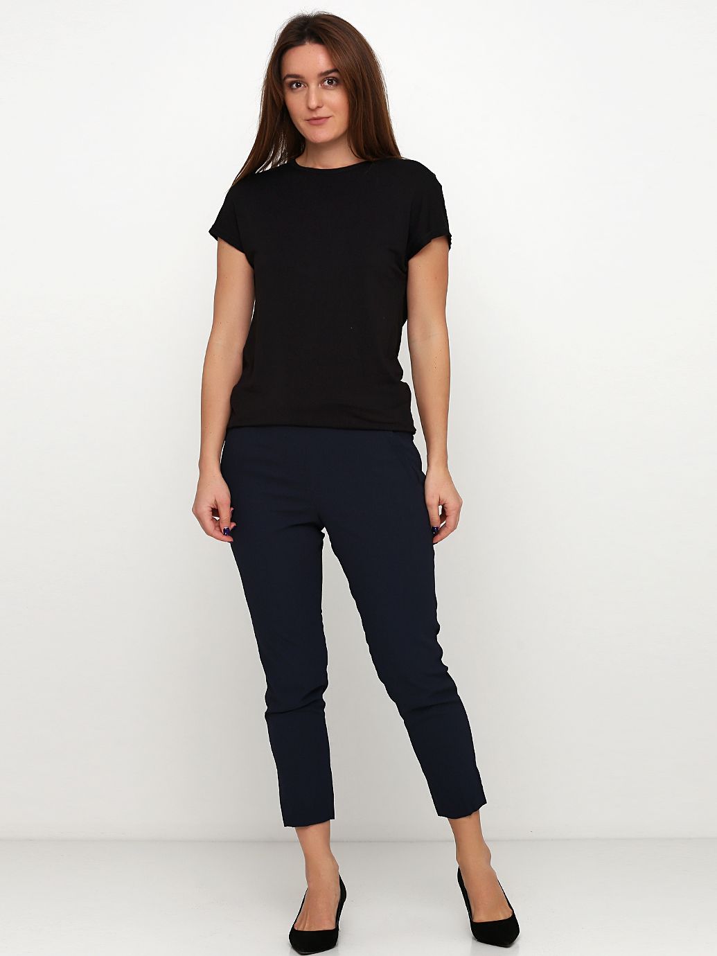 

Брюки H&M 4083514 34 Темно-синие