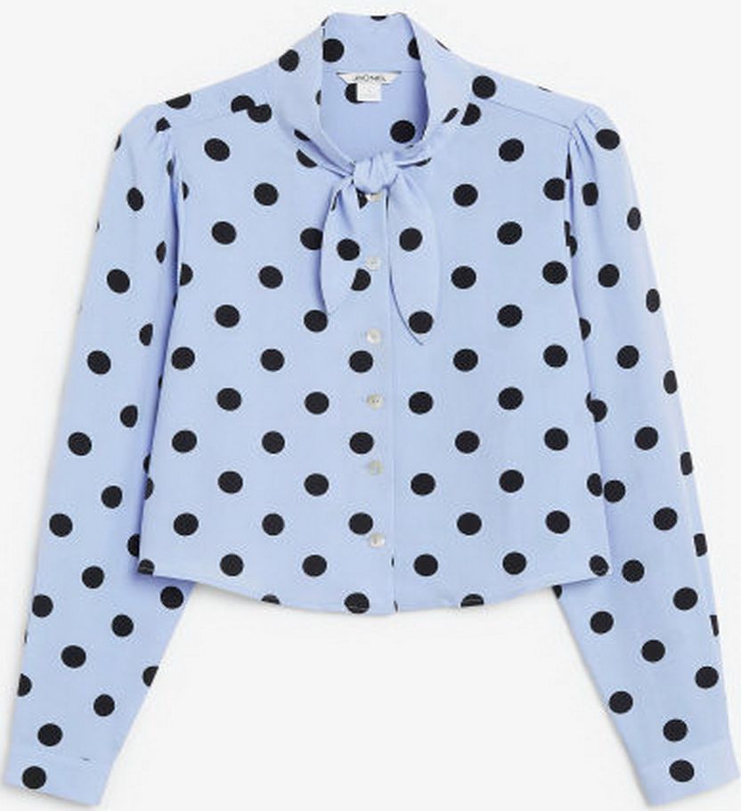 

Блузка Monki 0697929-9 M Голубая