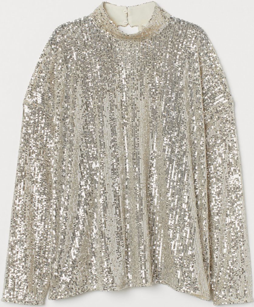 

Блузка H&M 0819147-0 L/XL Бежевая