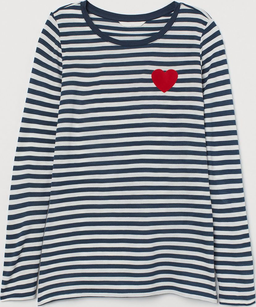 

Лонгслив для кормящих мам H&M 0803545-1 M Темно-синий
