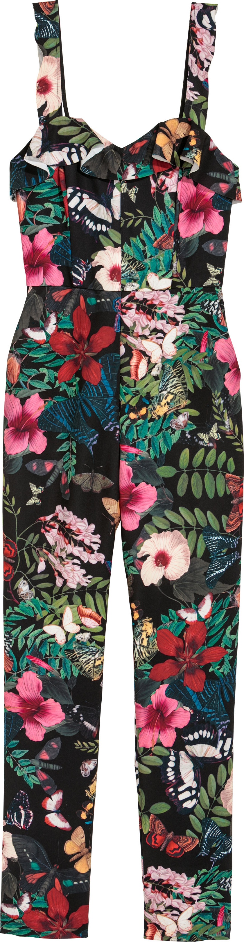 

Комбинезон H&M 5895146 36 Черный с цветами
