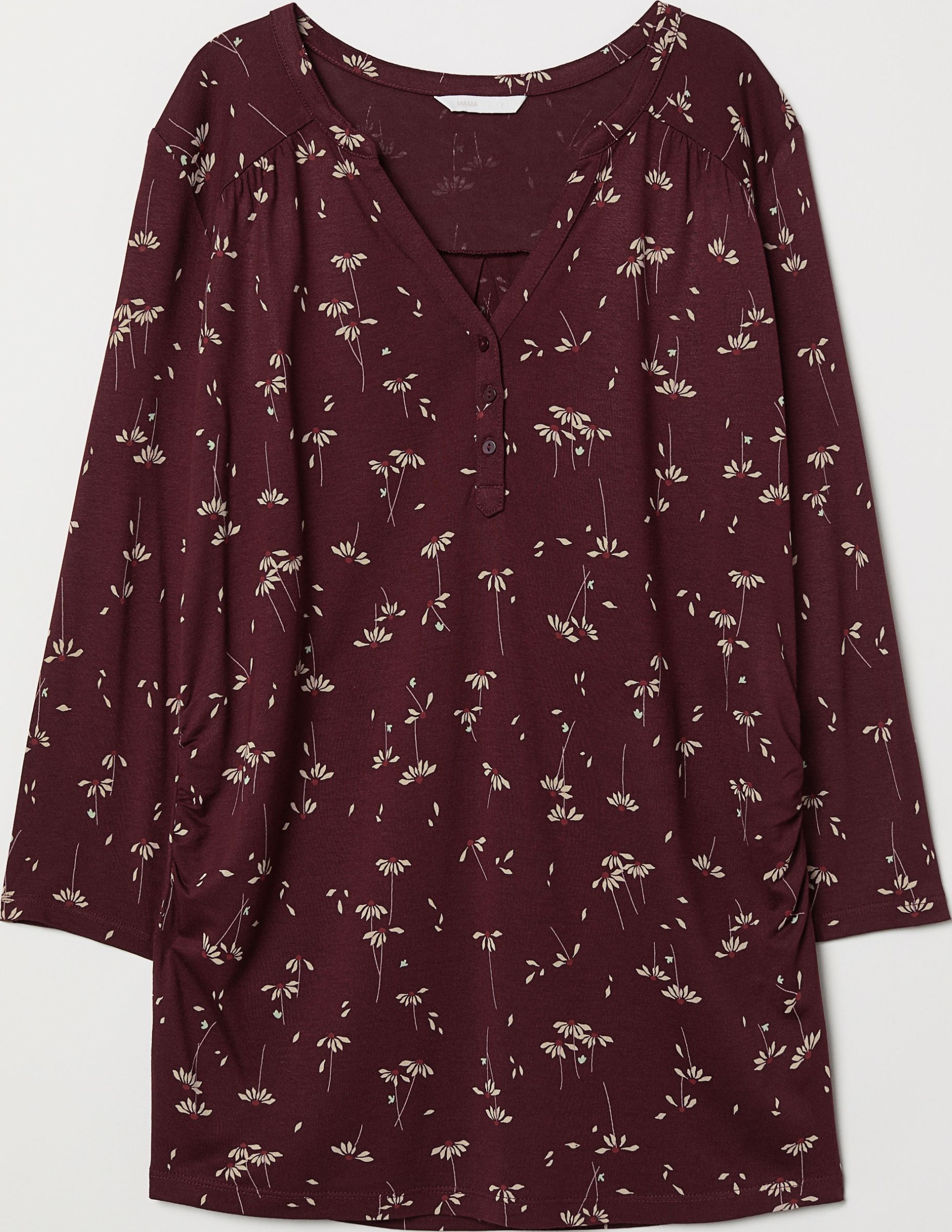 

Лонгслив для беременных H&M Mama 6151698 XS Бордовый