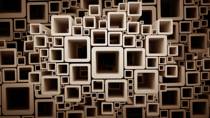 

Фотообои 3D '3d квадрат' (2622) , Иней