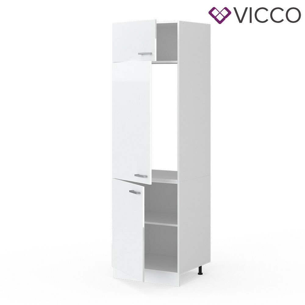 

Высокий кухонный шкаф Vicco 60х206,8, белый