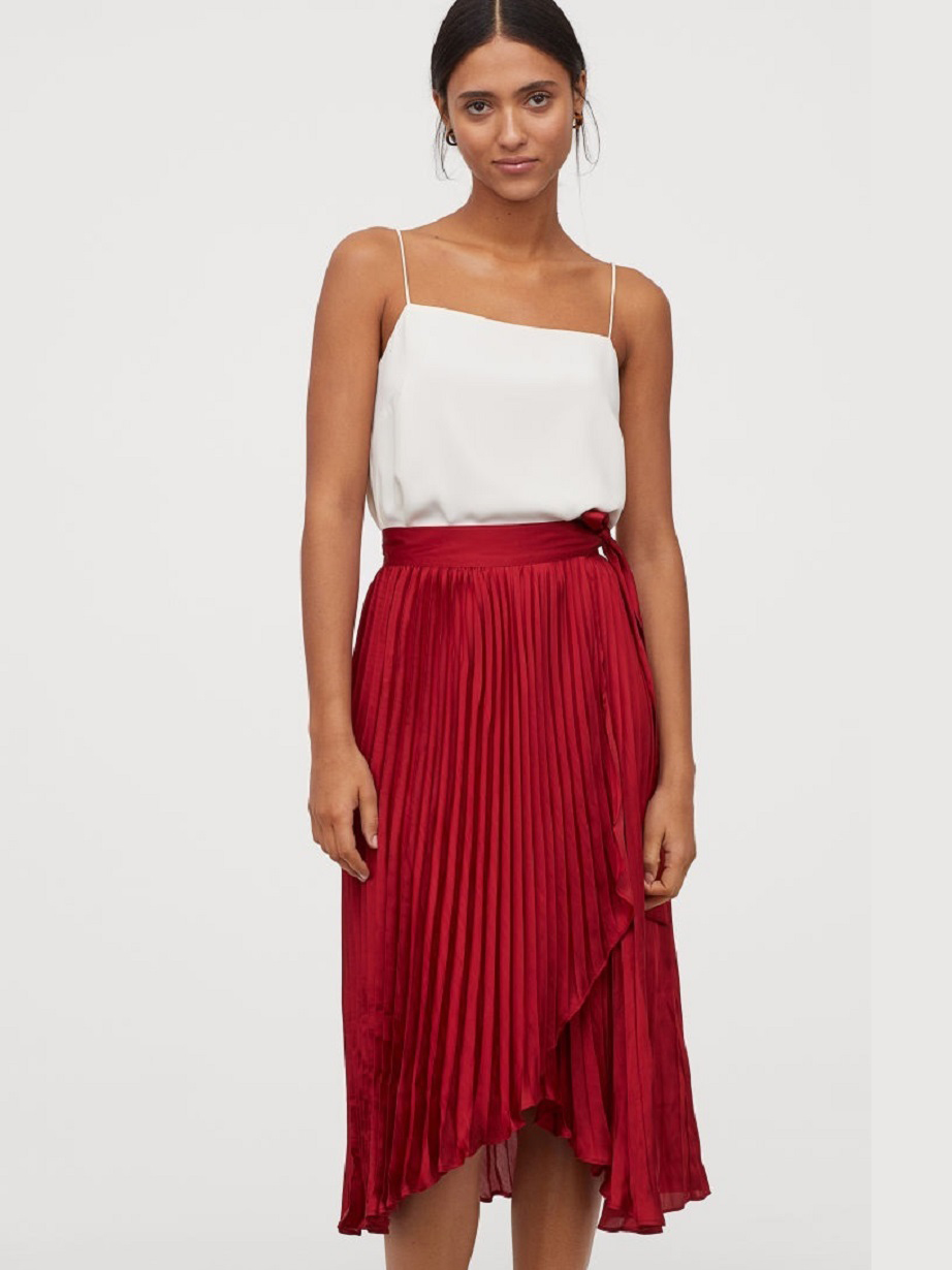 

Юбка H&M 0764927-0 36 Бордовая