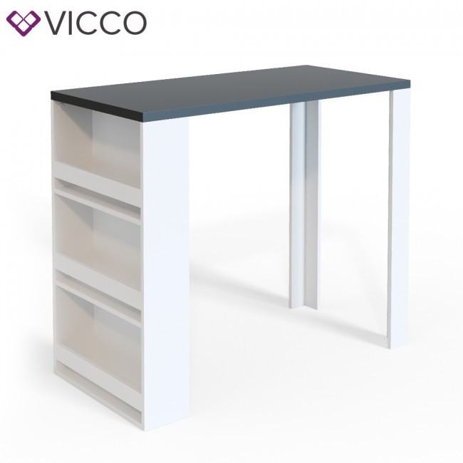 

Кухонный стол барная стойка Vicco 106х57, белый, антрацит
