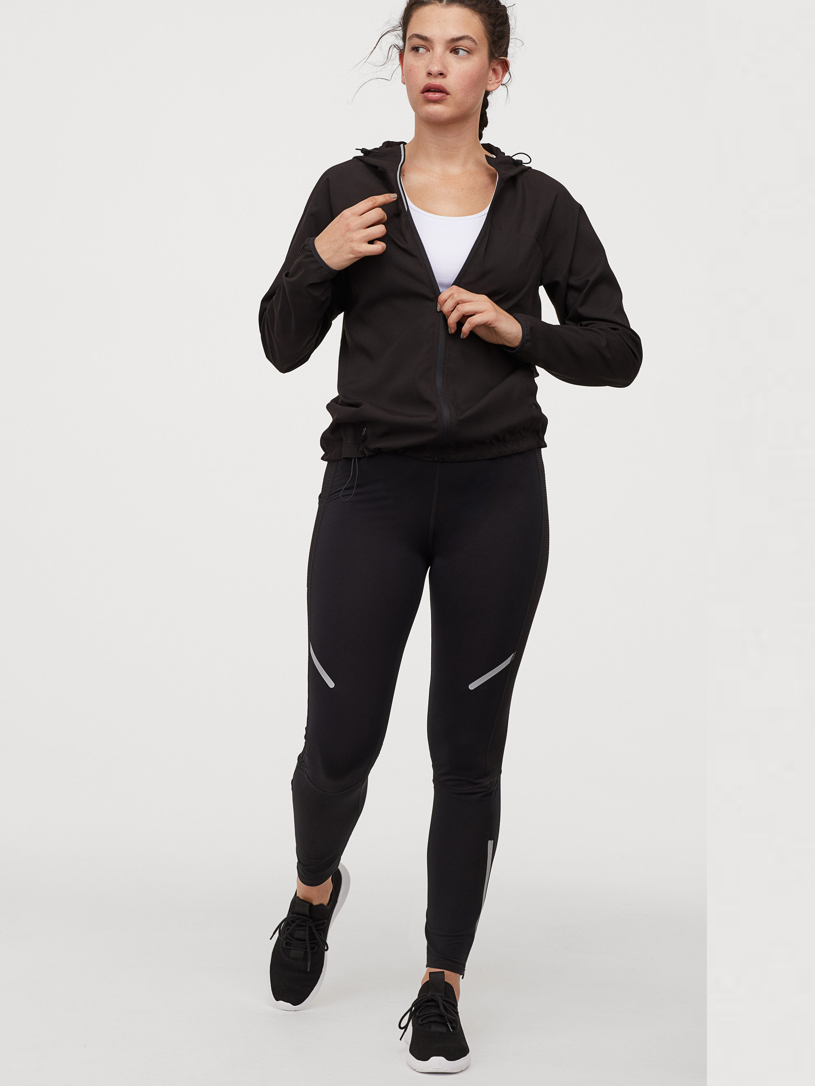 

Леггинсы H&M Sport 0824928-1 M Черные