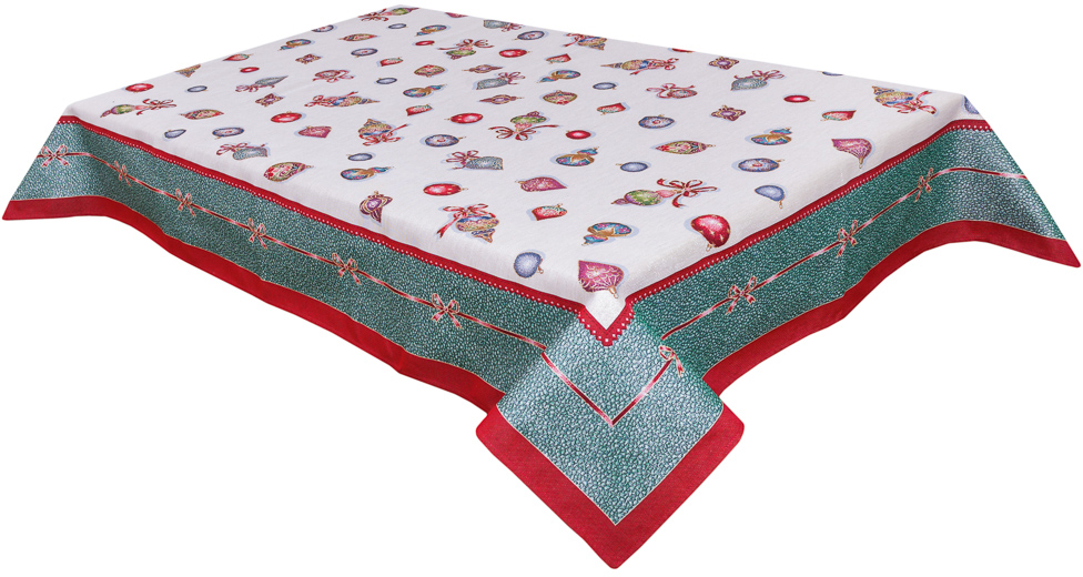 

Скатерть Limaso новогодняя гобеленовая елочные украшения RUNNER336V-240 137x240 см