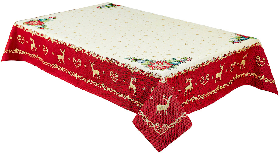 

Скатерть Limaso новогодняя гобеленовая Новогодняя фантазия RUNNER488-180 137x180 см