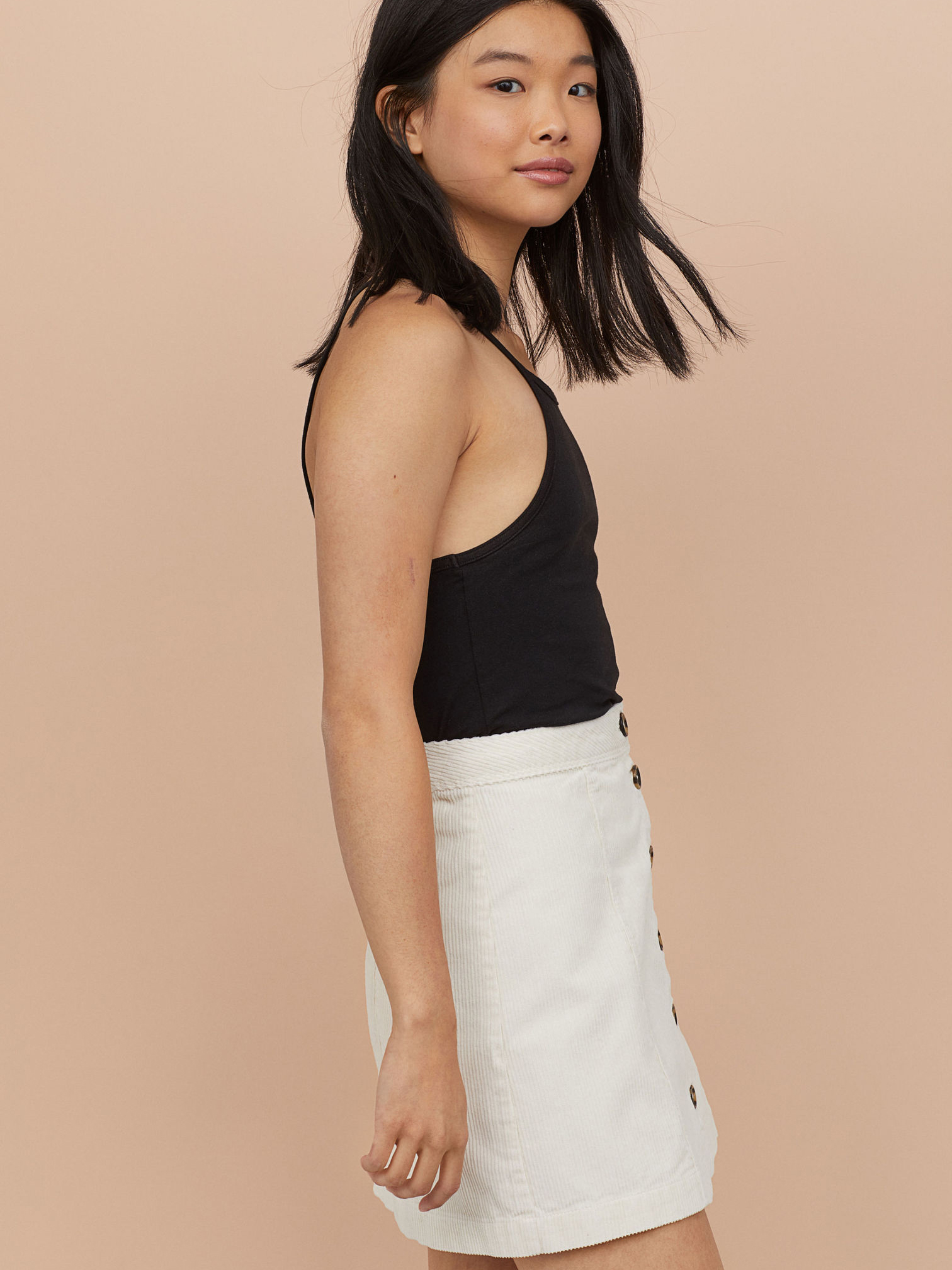 

Юбка H&M 0674606-9 32 Белая