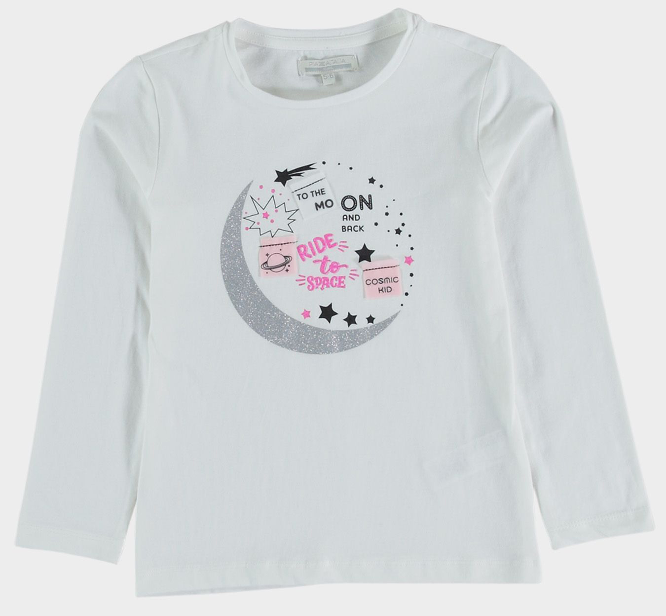 

Футболка с длинными рукавами Piazza Italia 38241 172 см Off white