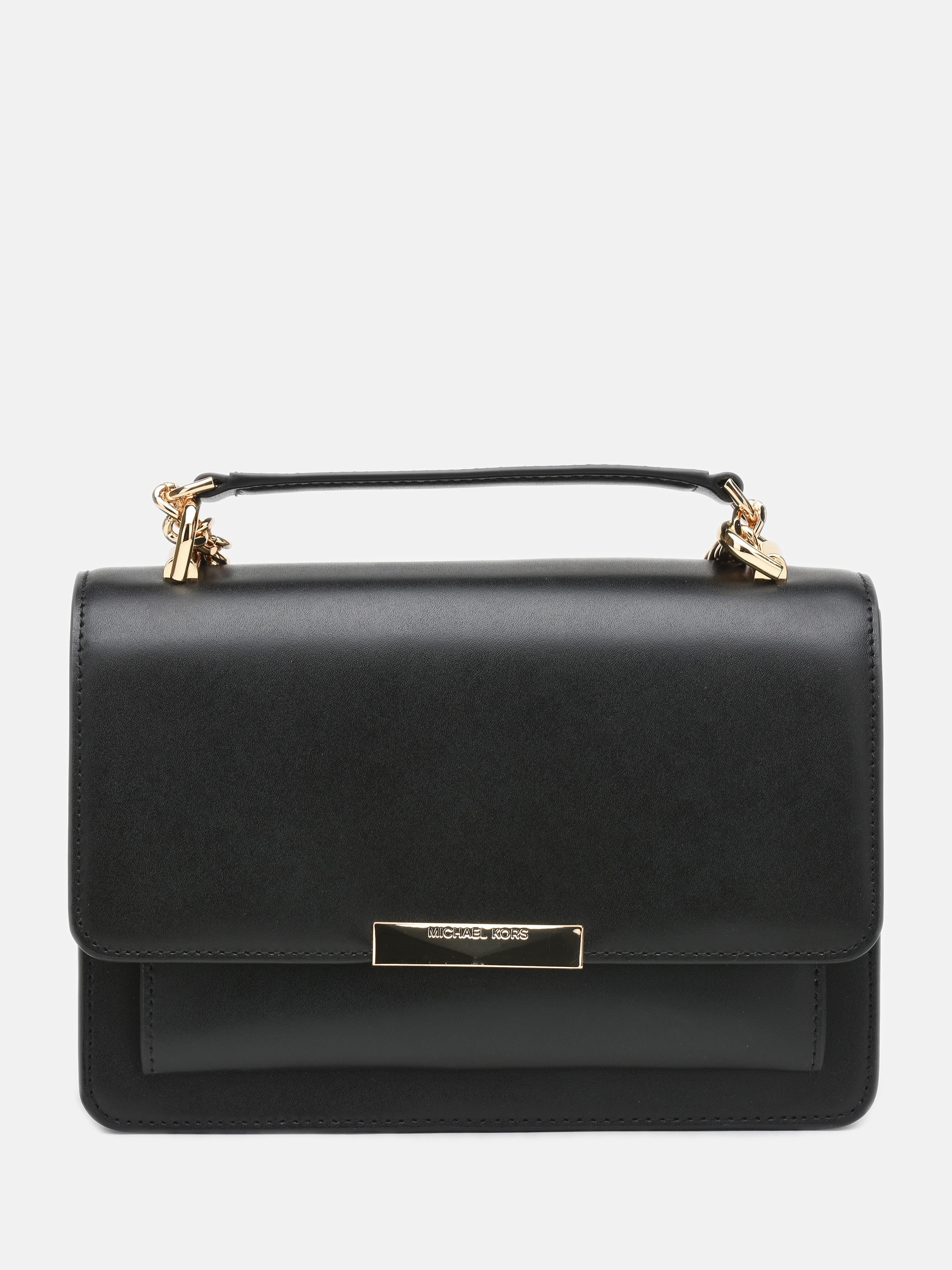 

Женская сумка кожаная Michael Kors Jade 30S9GJ4L9L-001 Black