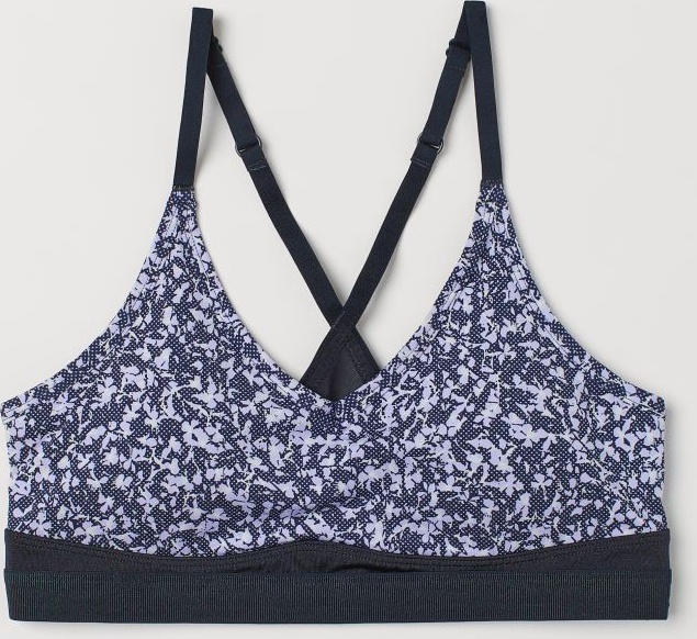 

Спортивный топ H&M Sport 0732413-9 S Темно-синий