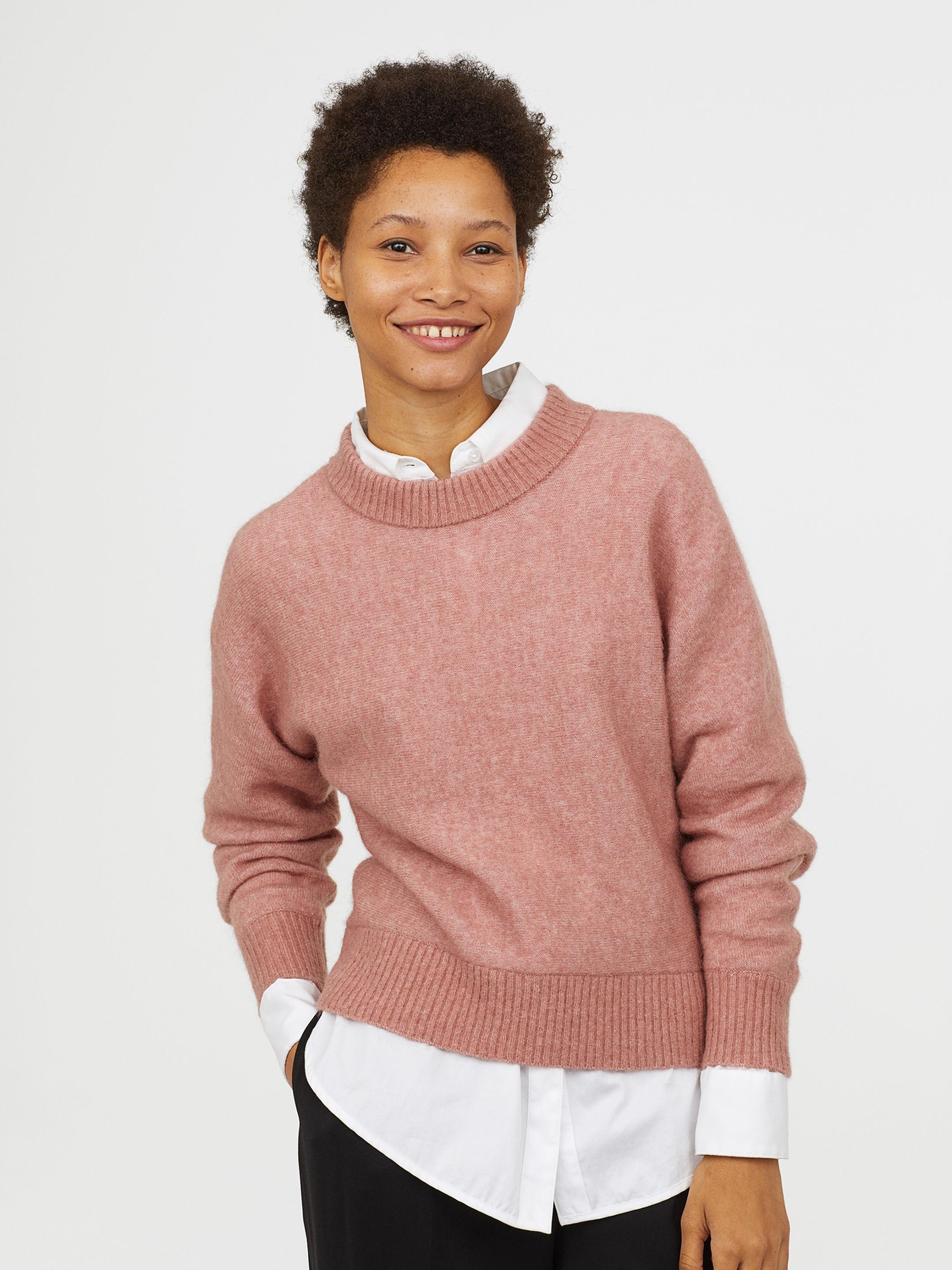 

Джемпер H&M 0655446-8 M Розовый