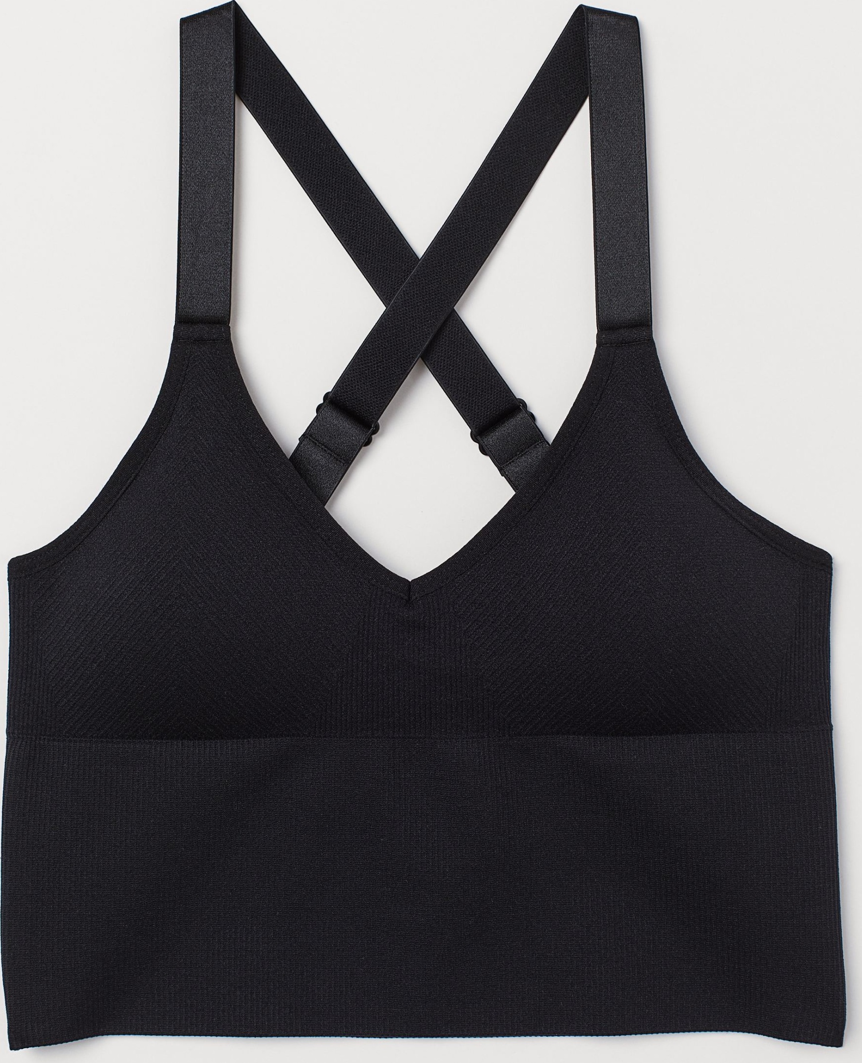

Спортивный топ H&M Sport 0767687-0 M Черный