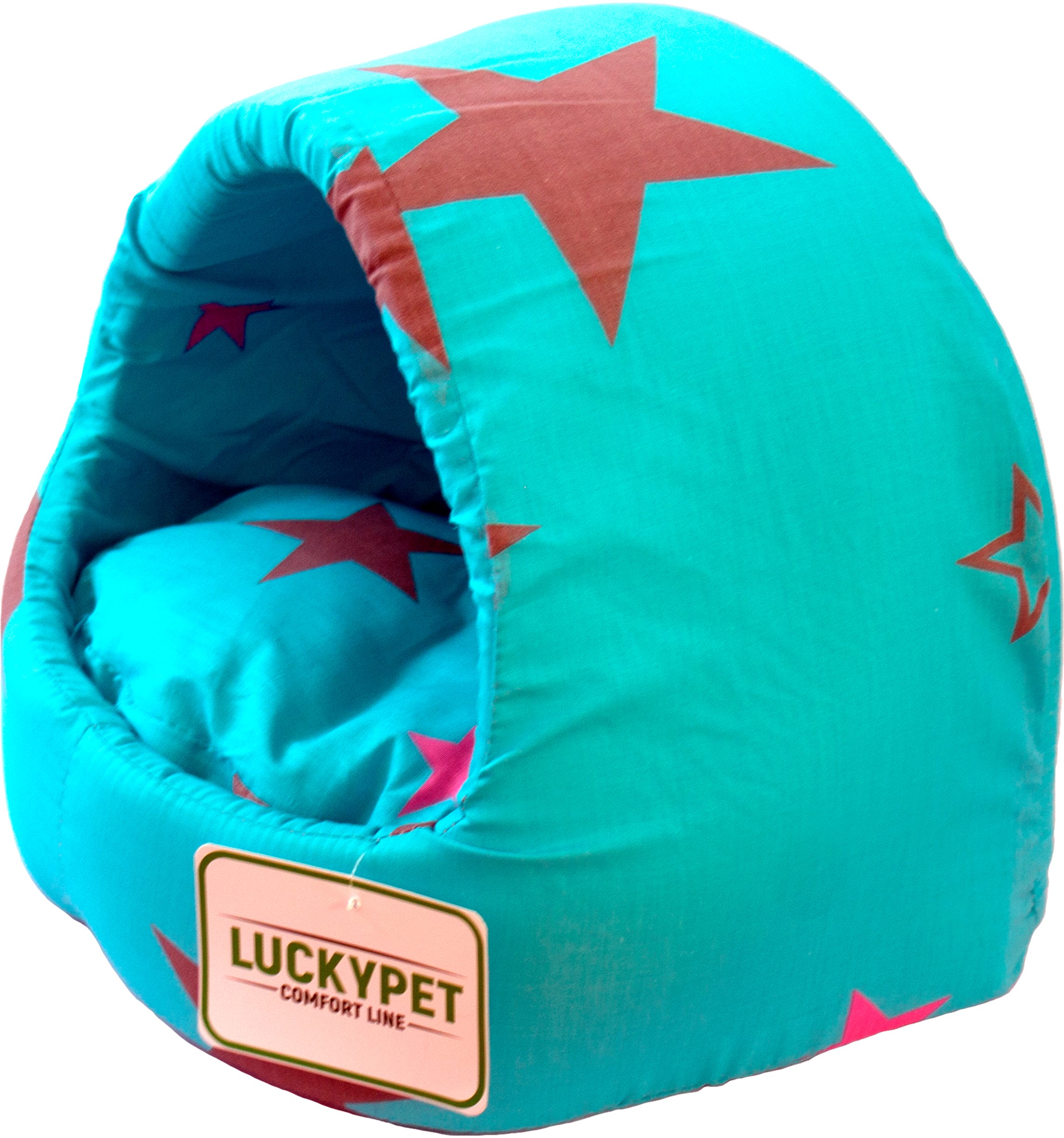 

Домик для собак и кошек Lucky pet №1 Белла 36x32x32 см Бирюзовый