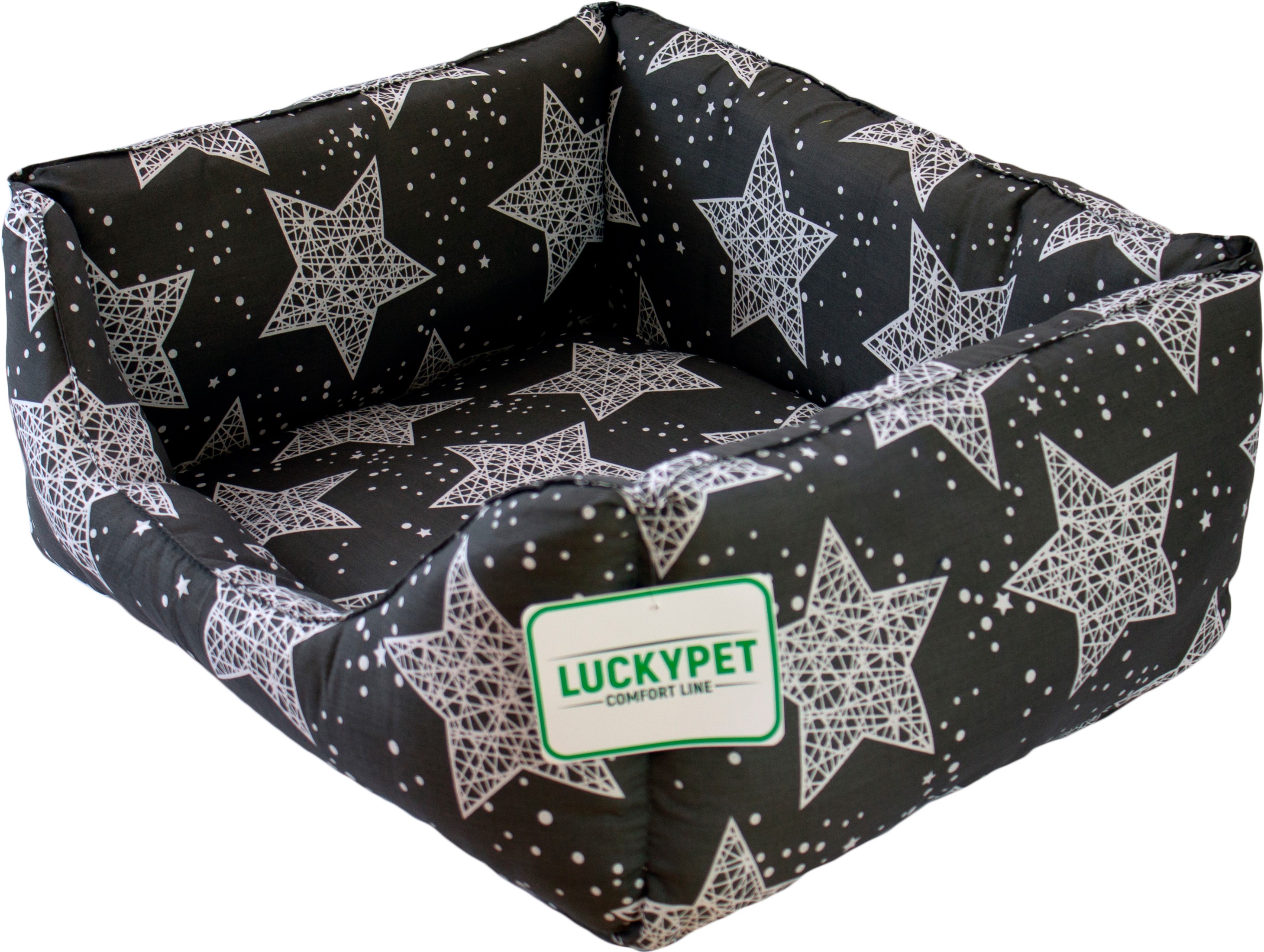 

Лежак для собак и кошек Lucky pet Рей №1 30x40x21 см Серый