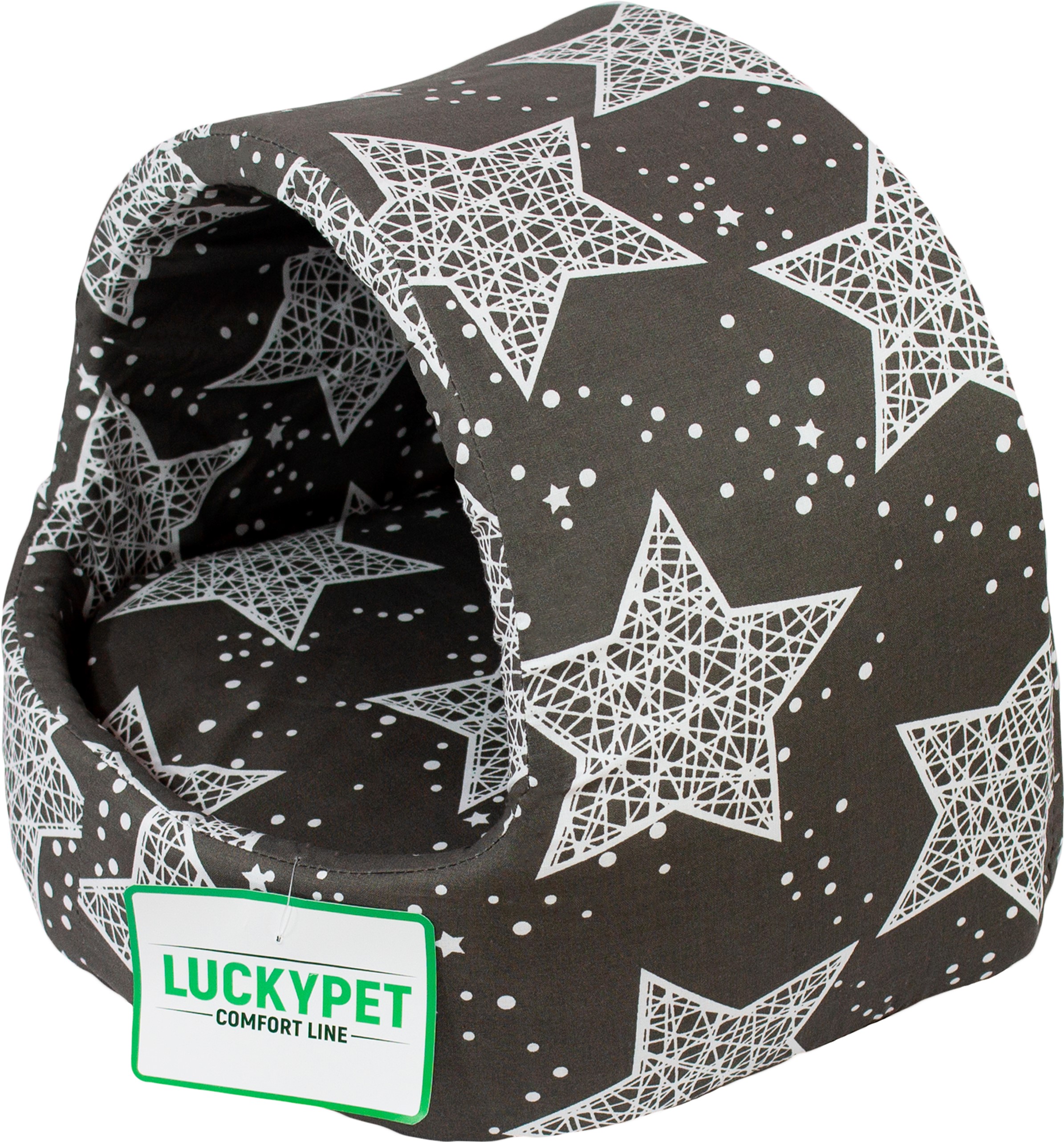 

Домик для собак и кошек Lucky pet №2 Белла 42x37x37 см Серый