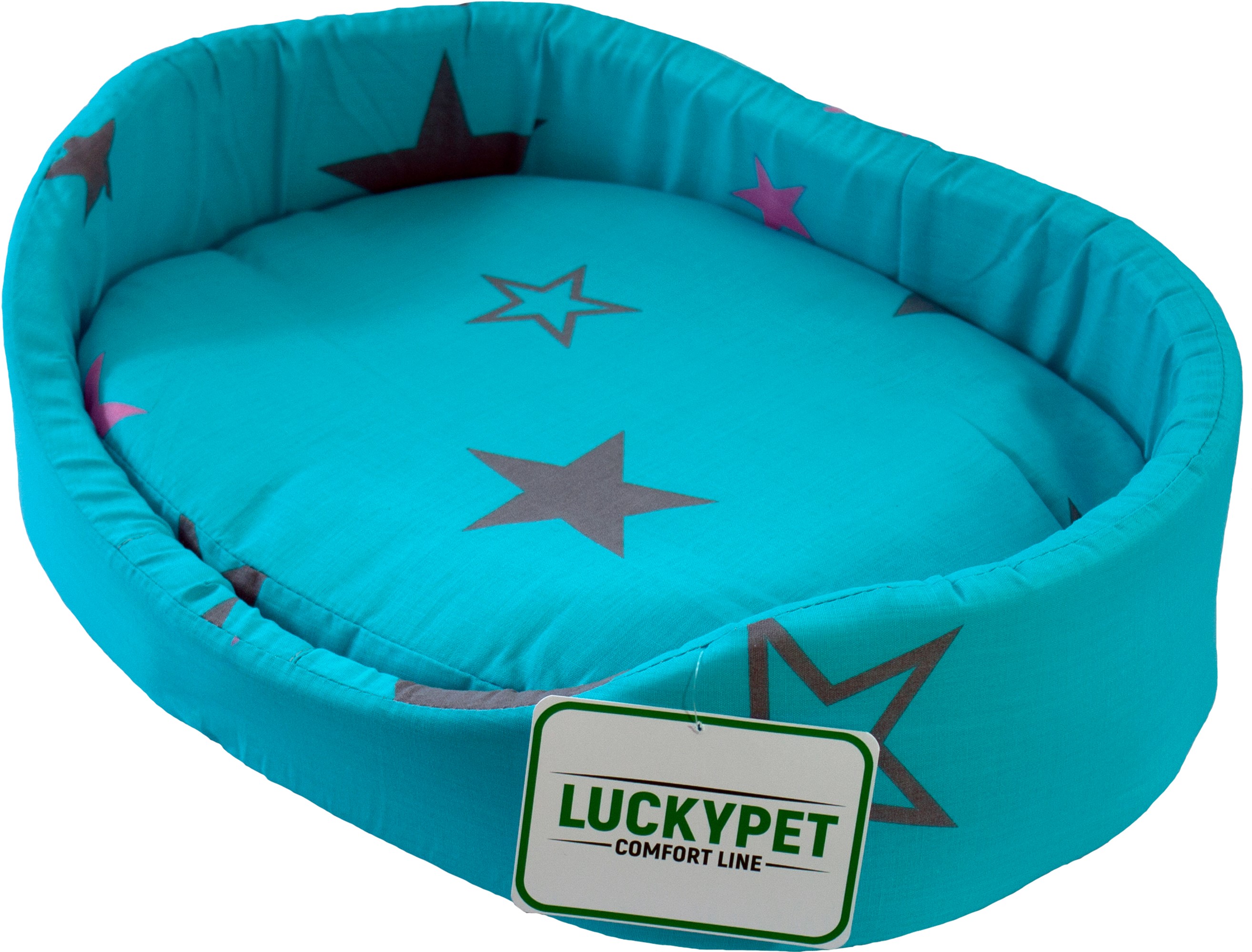 

Лежак для собак и кошек Lucky pet №5 Макс 50x69x14 см Бирюзовый