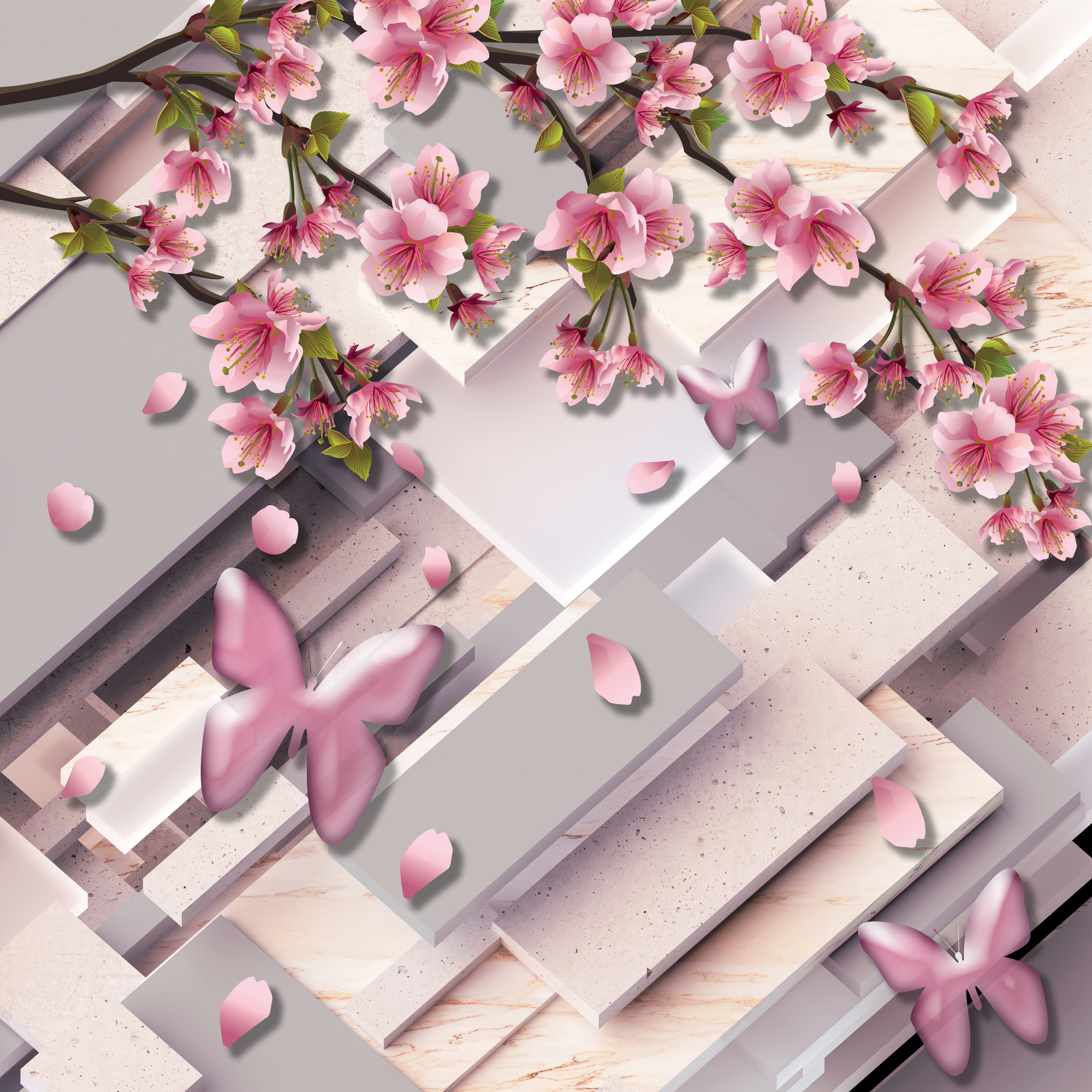

Фотообои Цветы 'Сакура ' (3746) , Холст