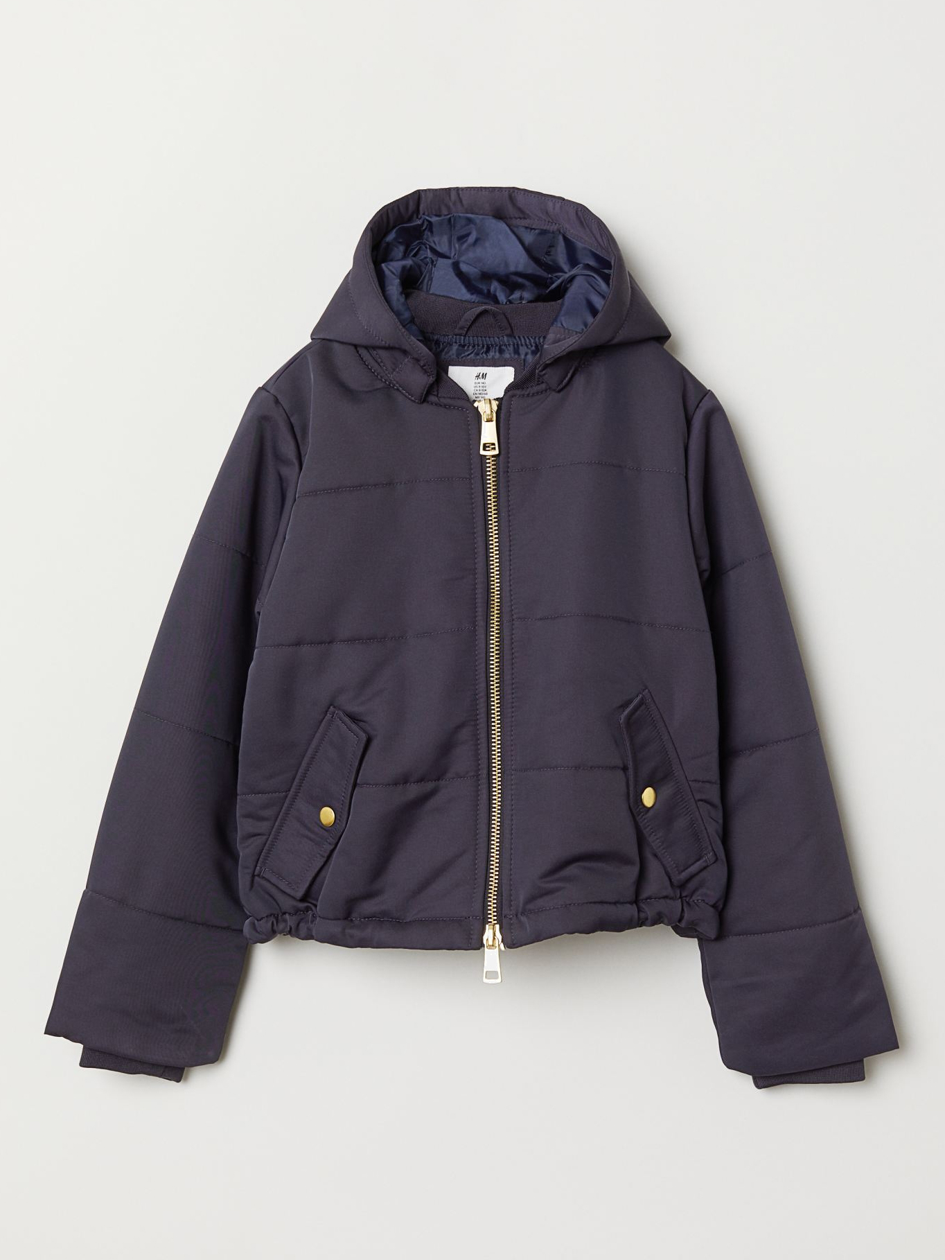 

Демисезонная куртка H&M 0648792 170 см Темно-синяя