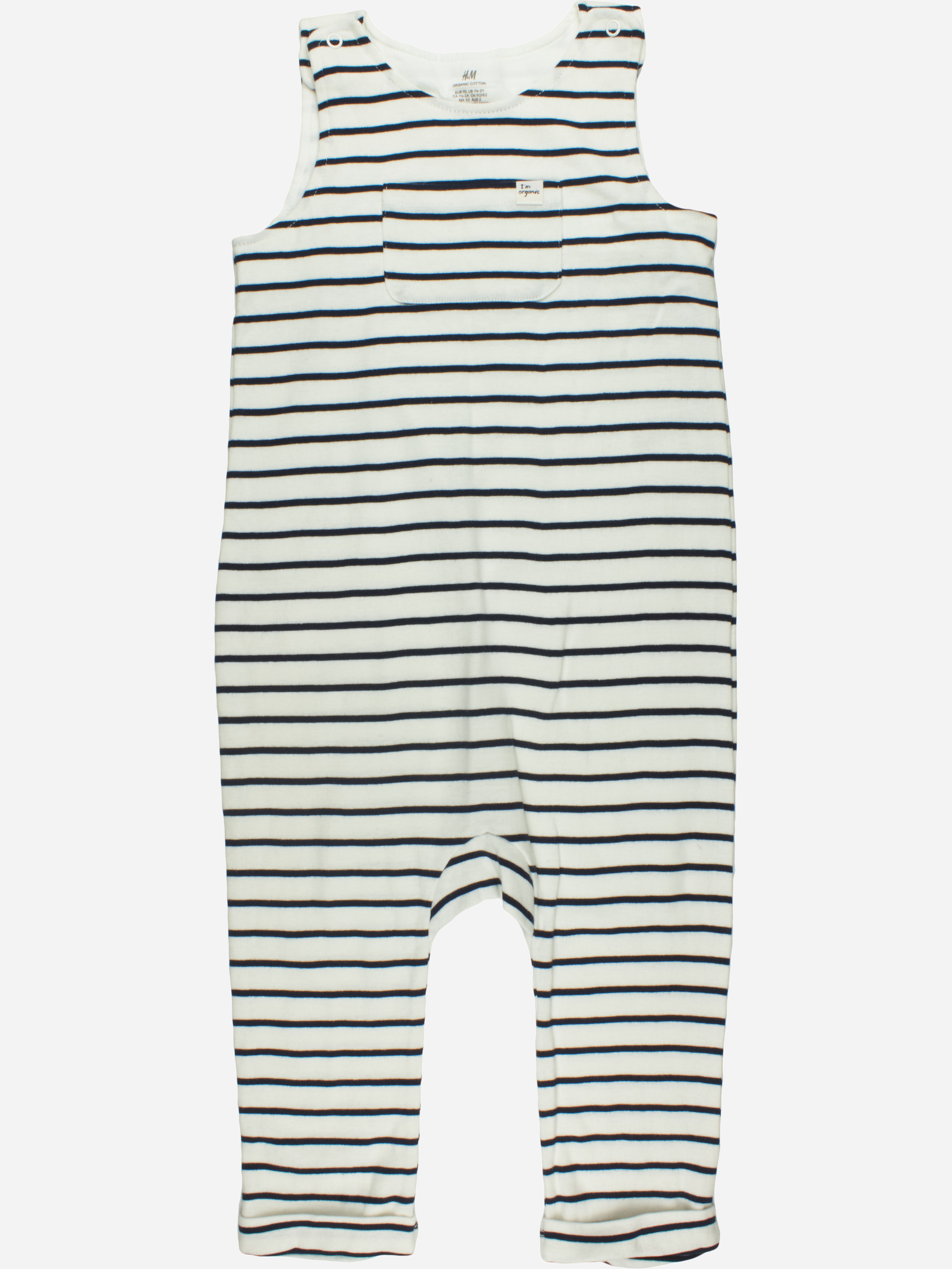 

Комбинезон H&M 0701360 92 см Белый/Черный