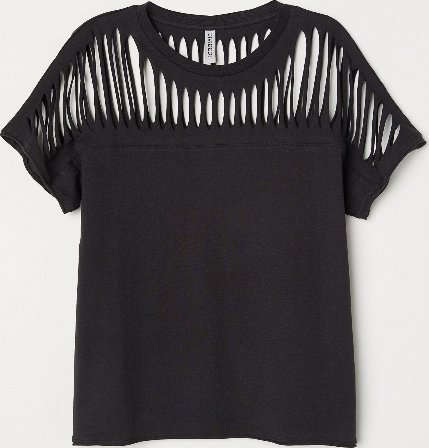 

Футболка H&M 4723207-AAAD S Черная
