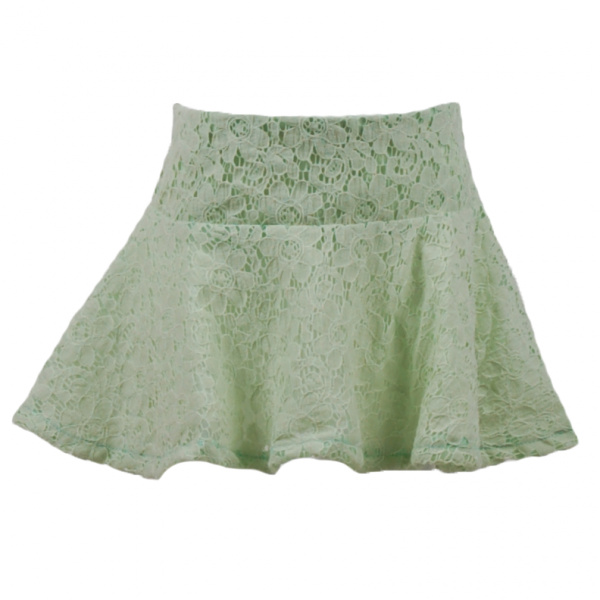 

Юбка-клеш 4 года (104 см) Z 50156-light green зеленый цвет
