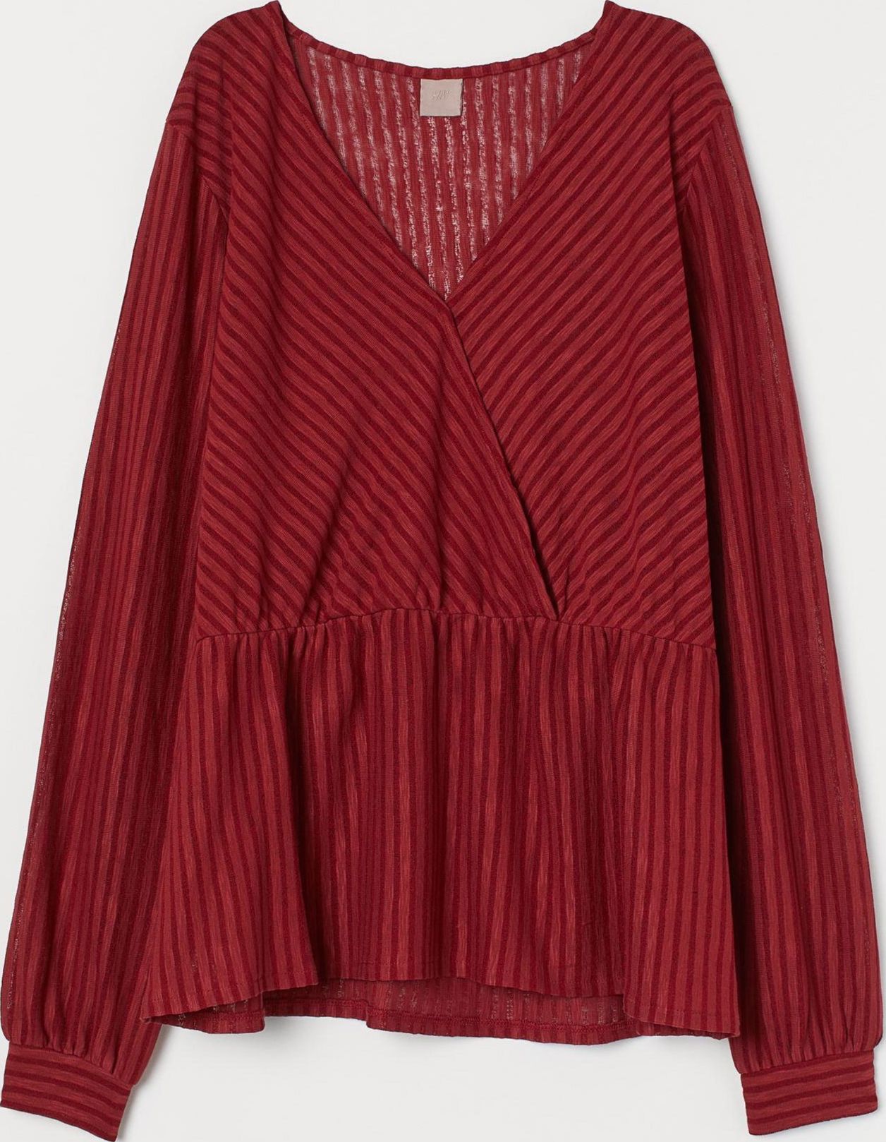

Блузка H&M 7905020-ACUK XL Бордовая