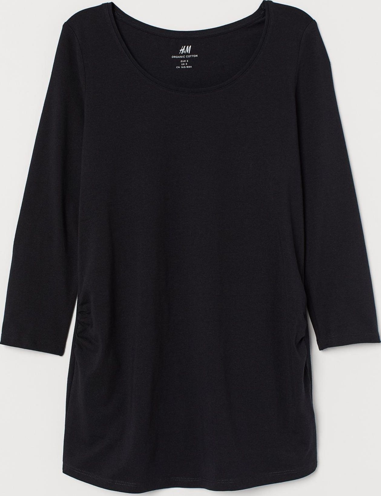 

Лонгслив H&M 7077720-AAAD S Черный