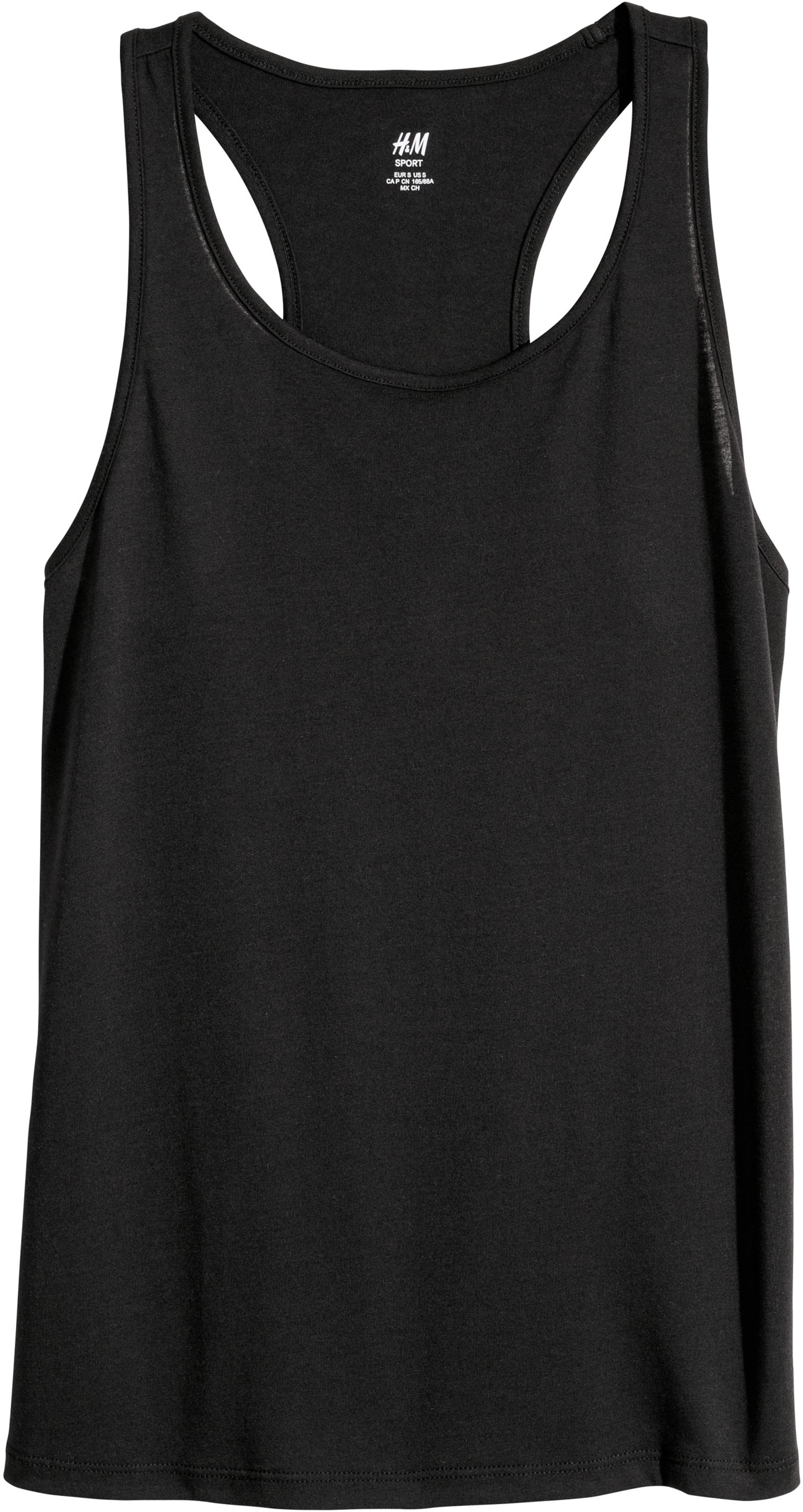 

Спортивная майка H&M 5979657-AAAD M Черная