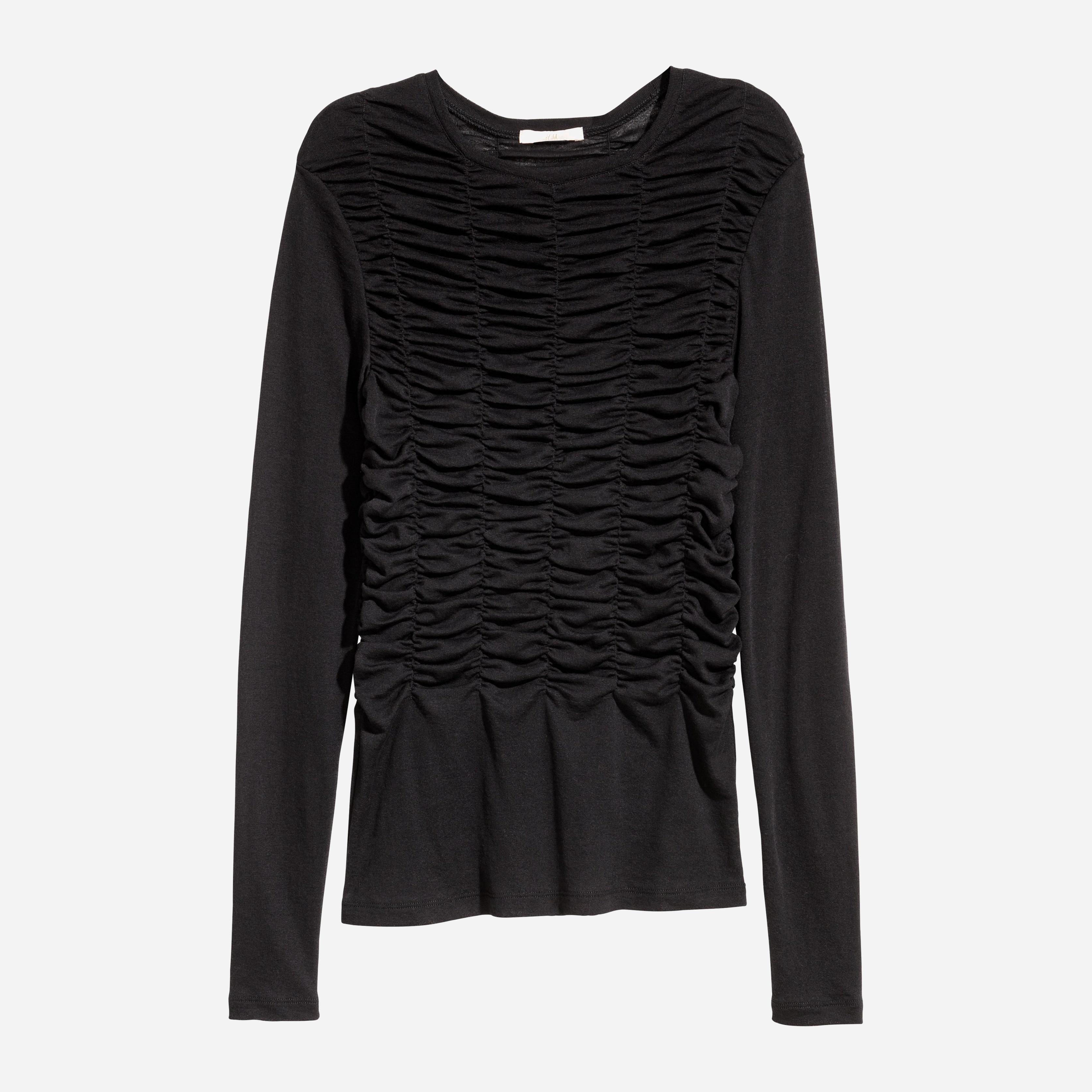 

Лонгслив H&M 5746056-AAAD 32 Черный