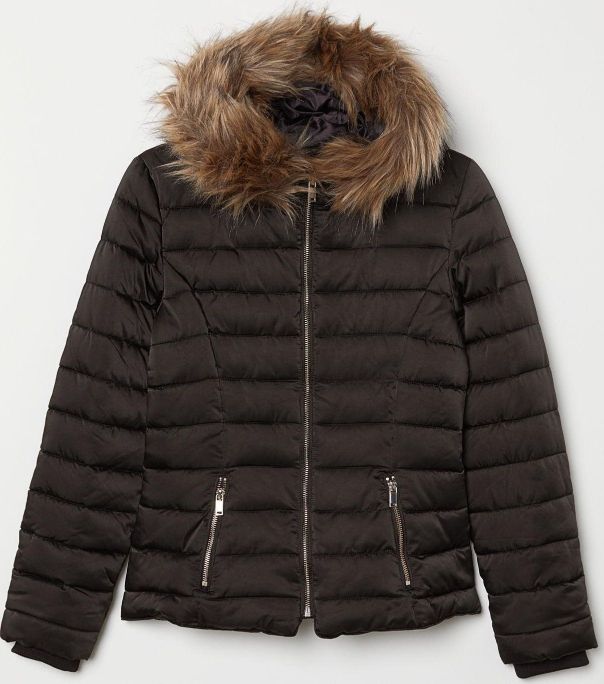 

Пуховик H&M 6426758-AAAD 46 Черный
