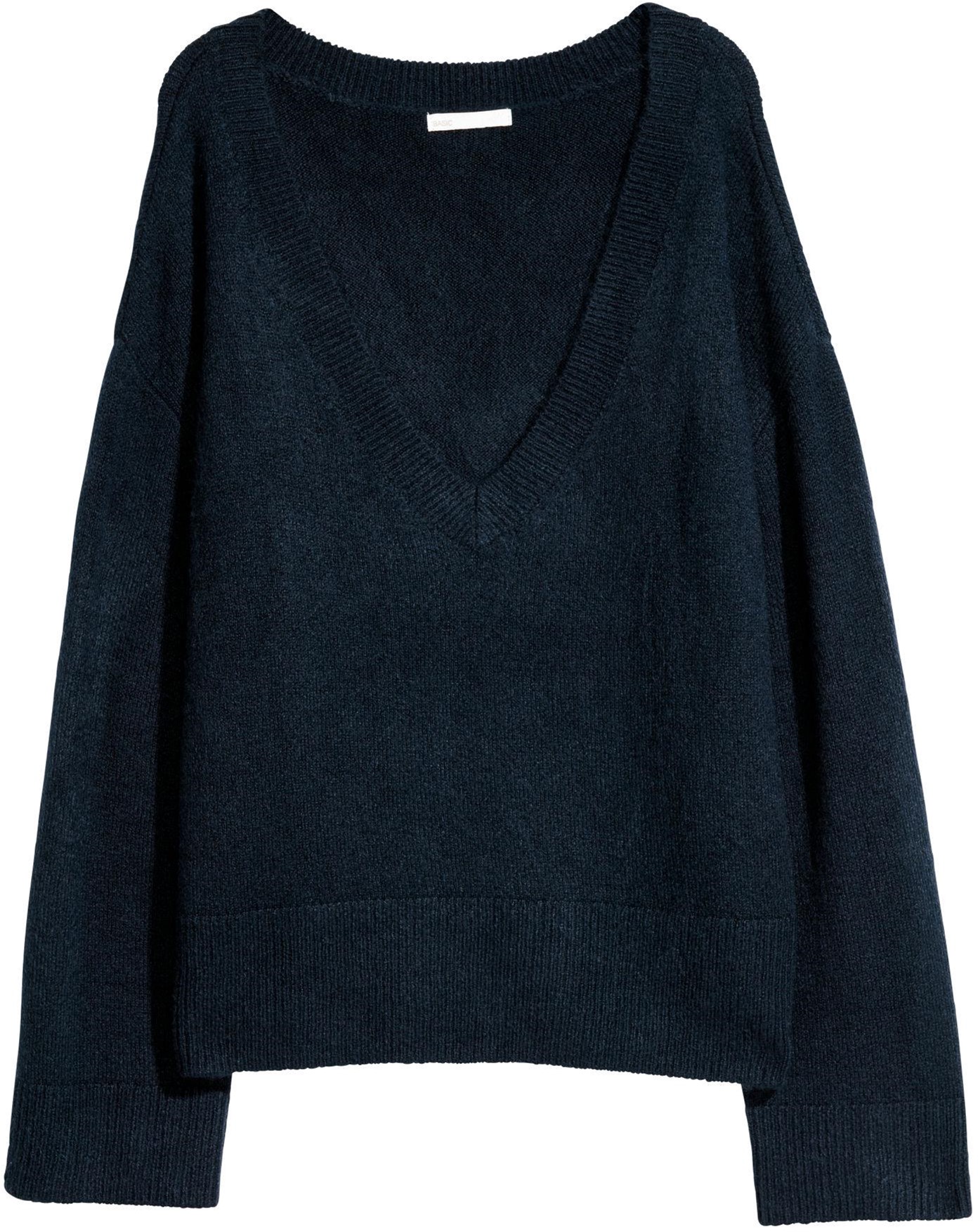 

Пуловер H&M 5797517-AAQJ L Темно-синий