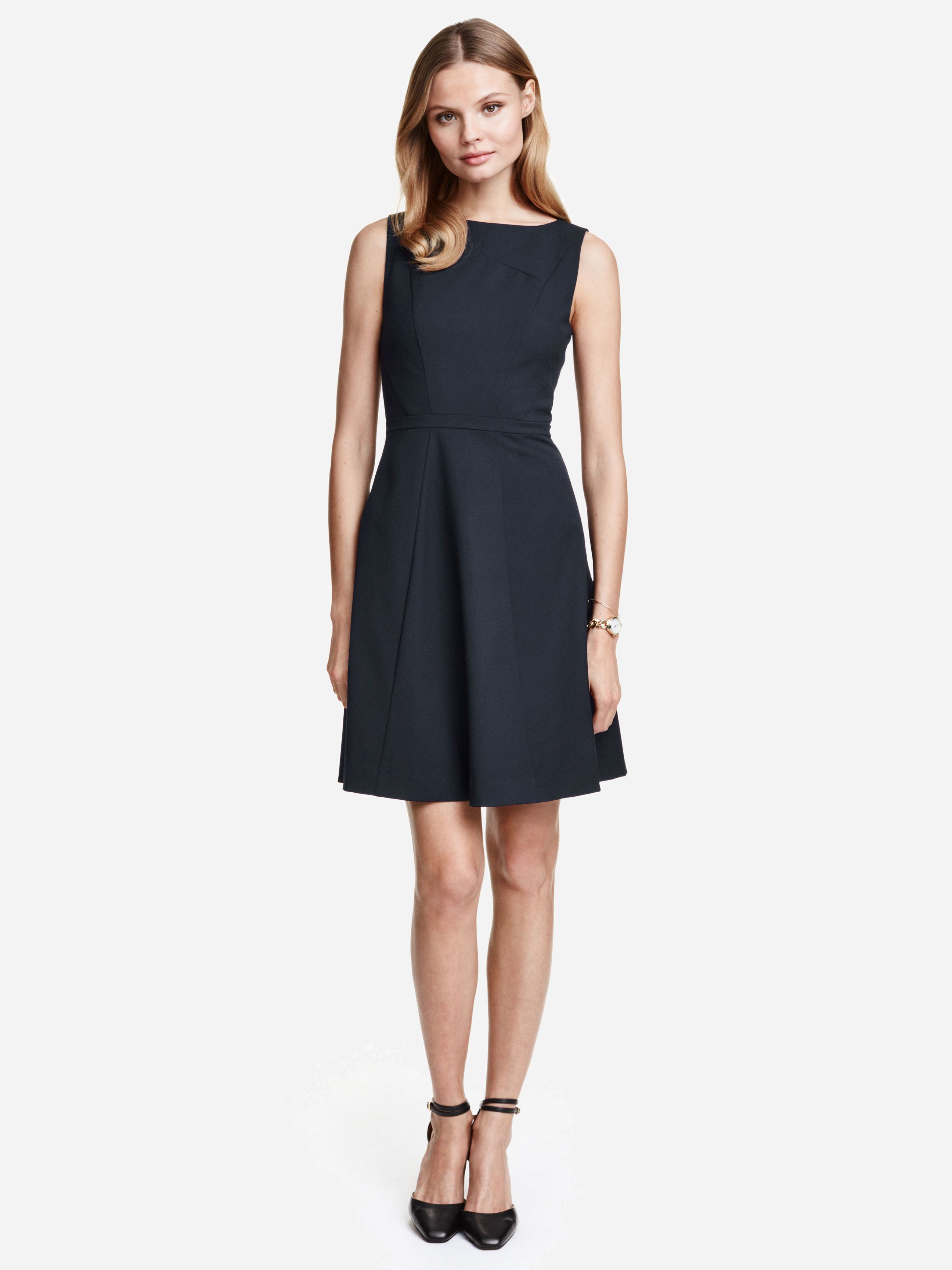 

Платье H&M 3488093-z 32 Темно-синее