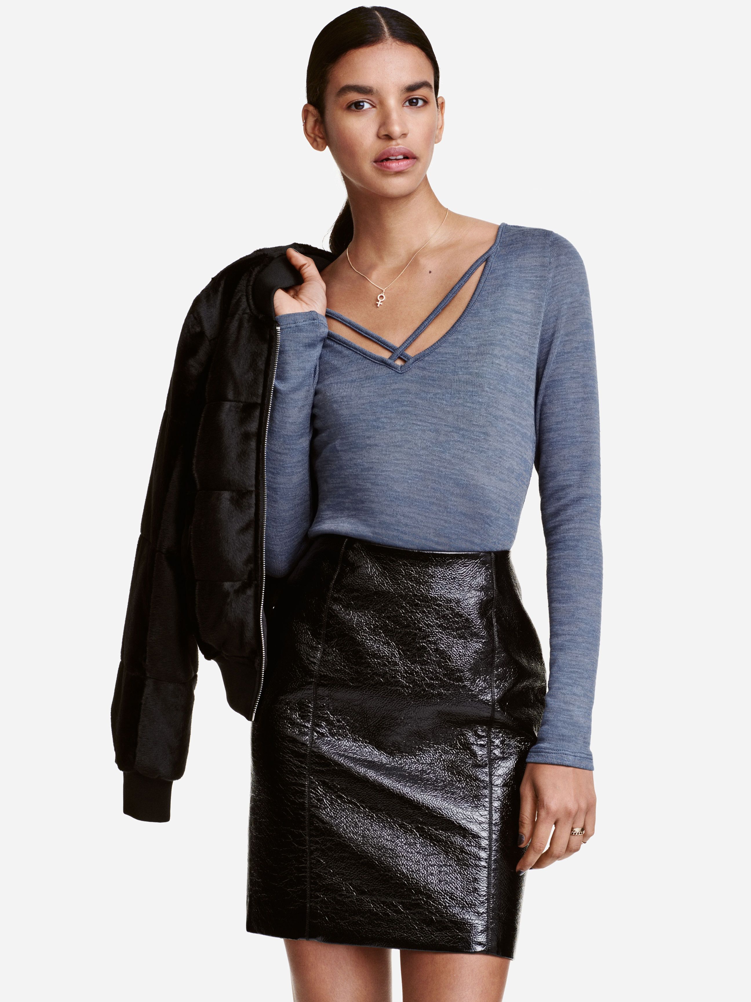 

Пуловер H&M 4401214-ACXD XS Синий
