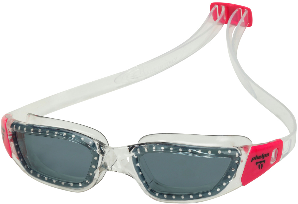 

Очки для плавания Phelps TIBURON Dark Lens Clear/Pink (189350)